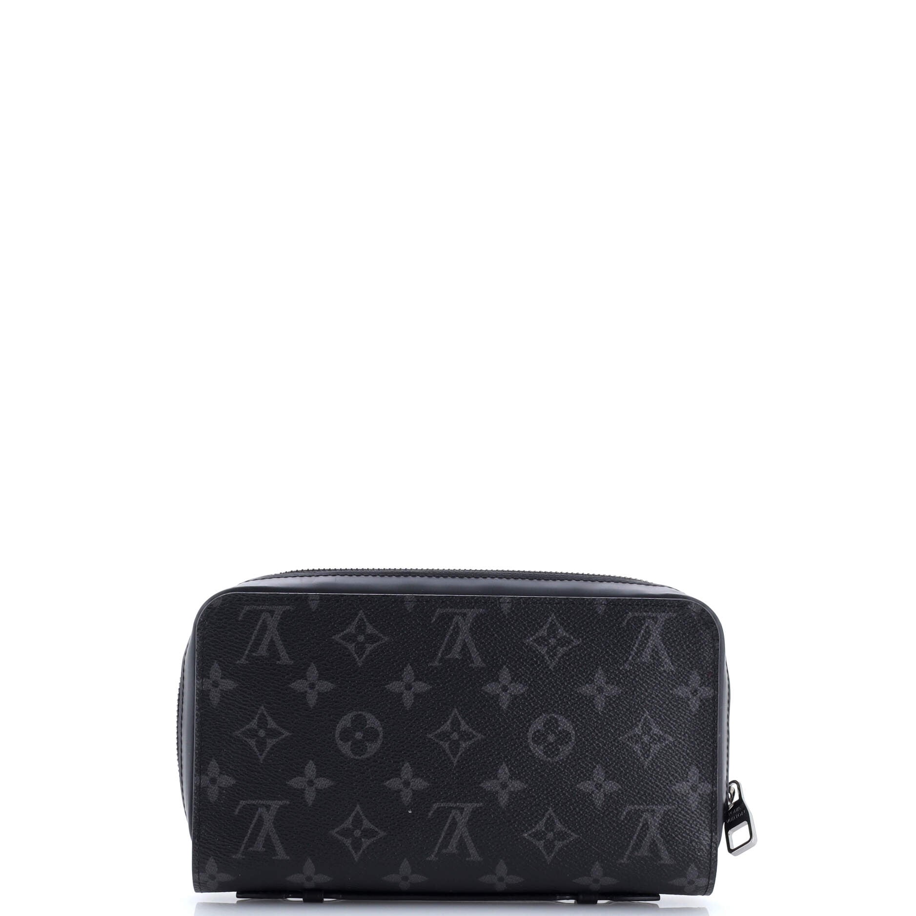 Louis Vuitton Zippy Wallet Monogram Eclipse Canvas XL