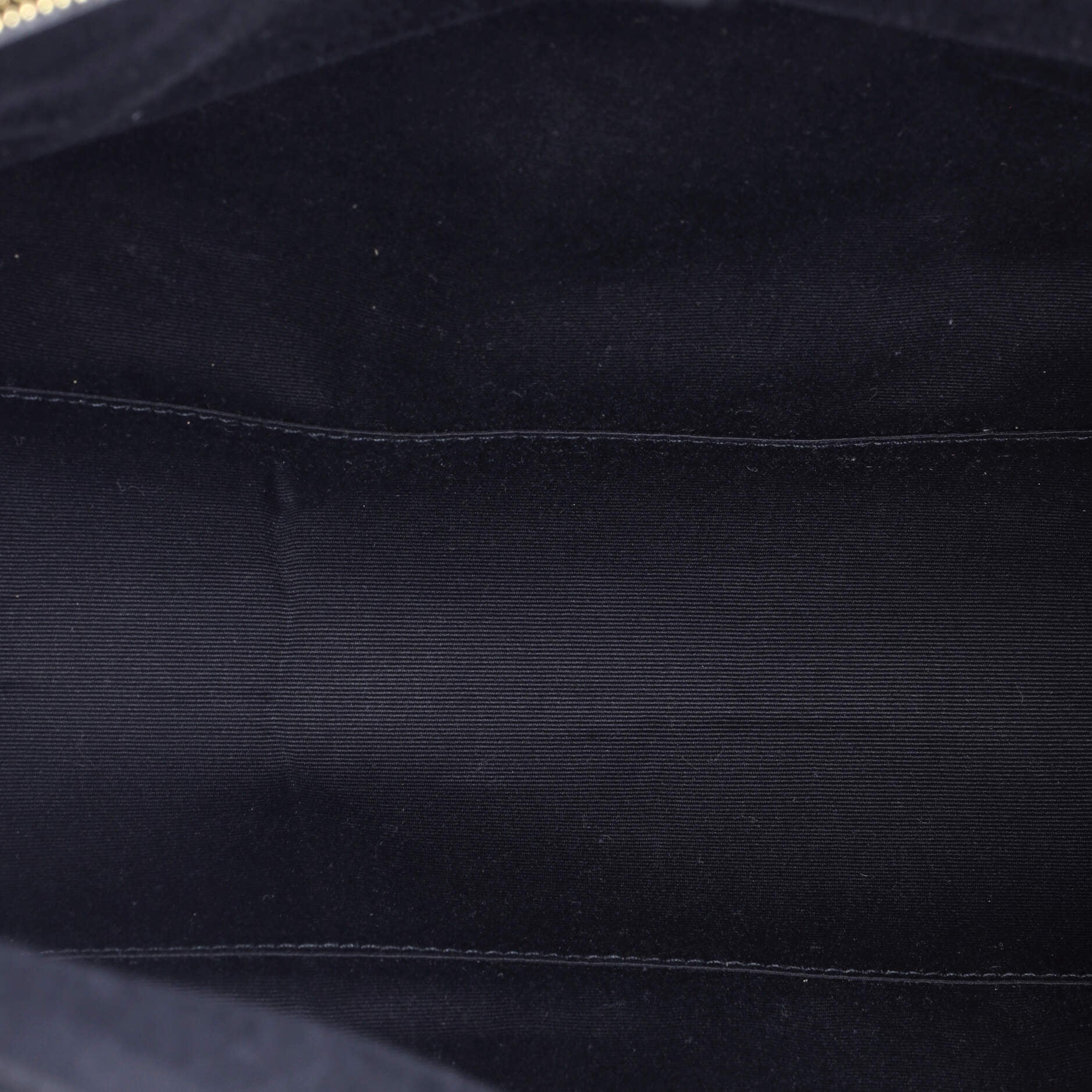 Saint Laurent Two Tone Cabas Tote Canvas with Leather Large