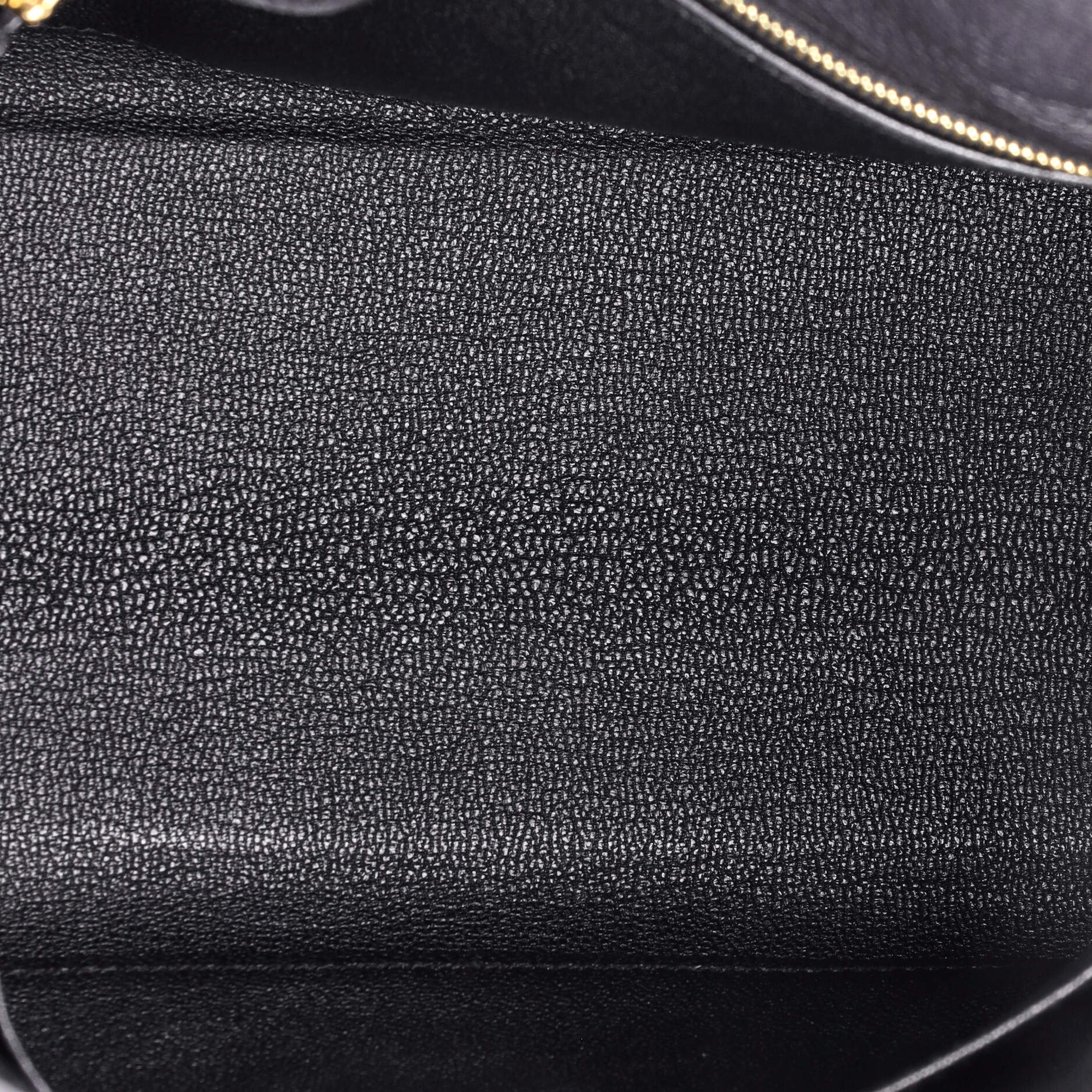 Hermes Kelly Handbag Black Togo with Gold Hardware 25