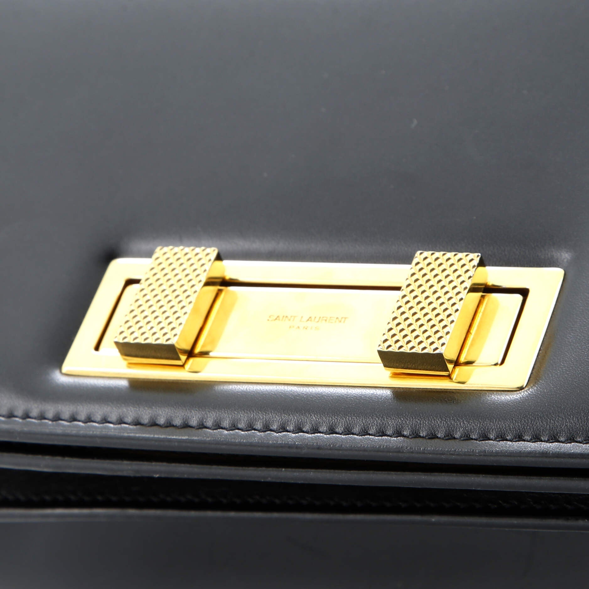 Saint Laurent Domino Shoulder Bag Leather Medium