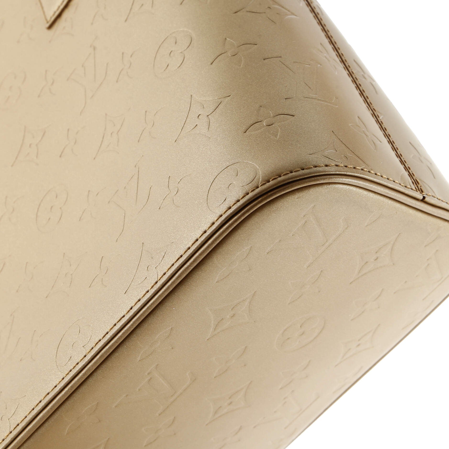 Louis Vuitton Mat Stockton Handbag Monogram Vernis