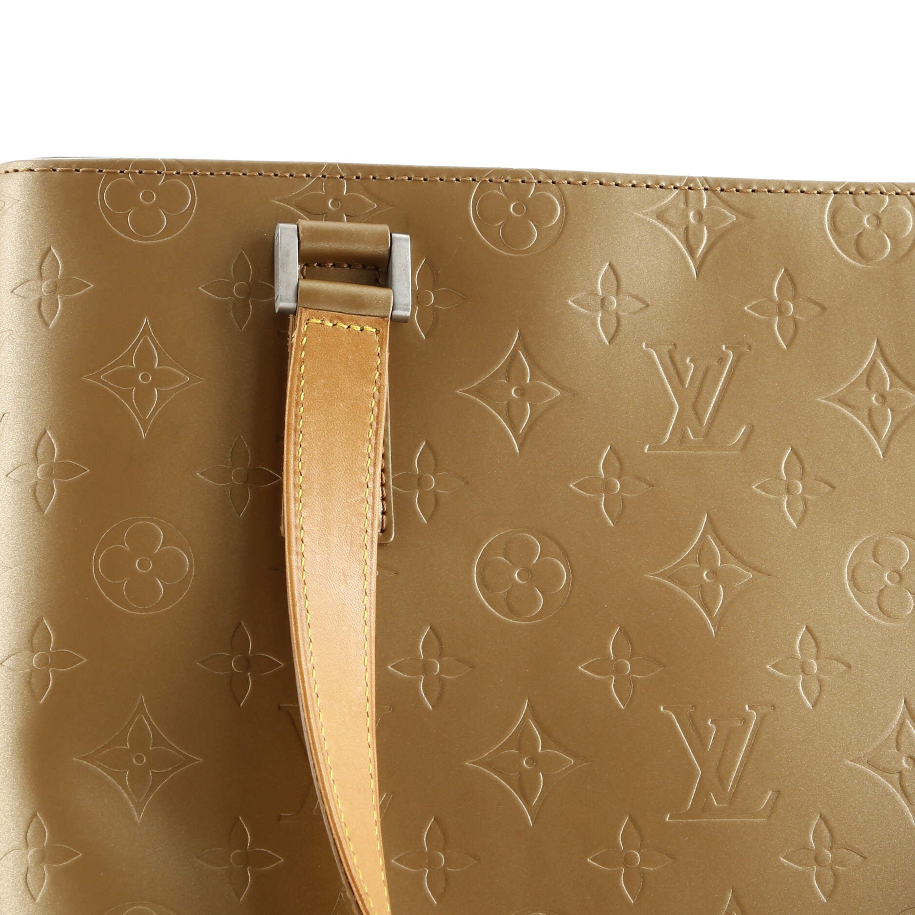 Louis Vuitton Mat Stockton Handbag Monogram Vernis