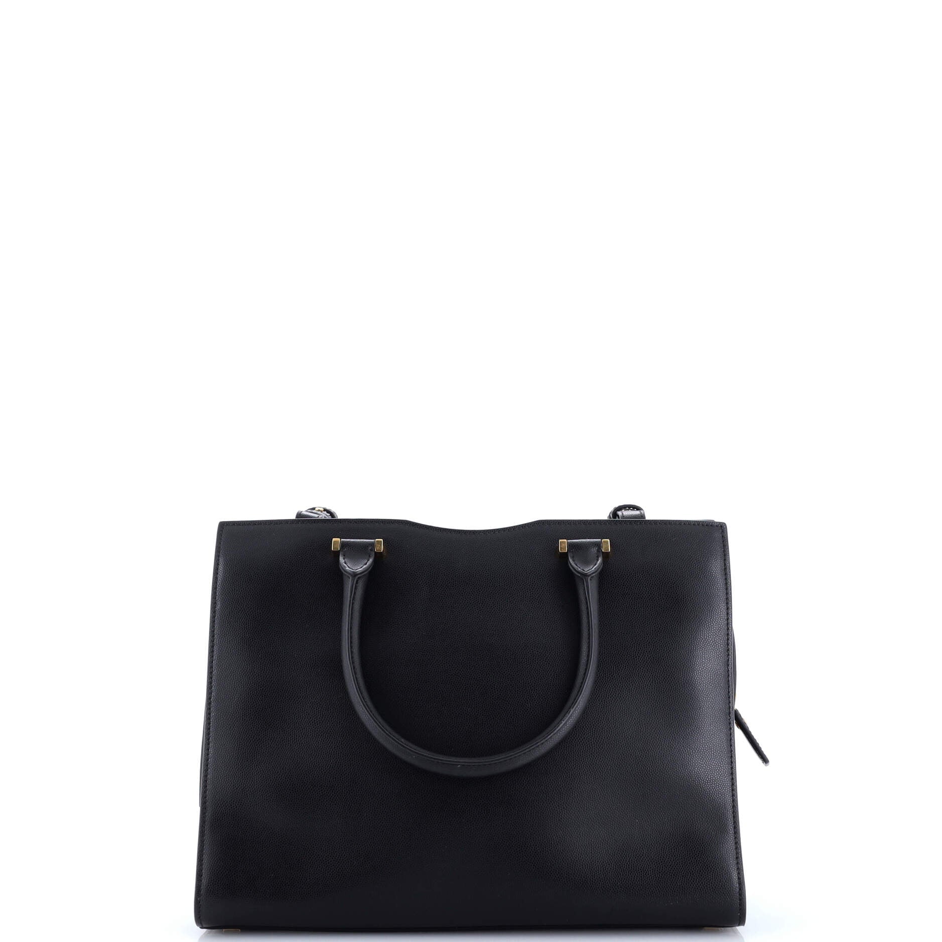 Saint Laurent Uptown Tote Leather Medium