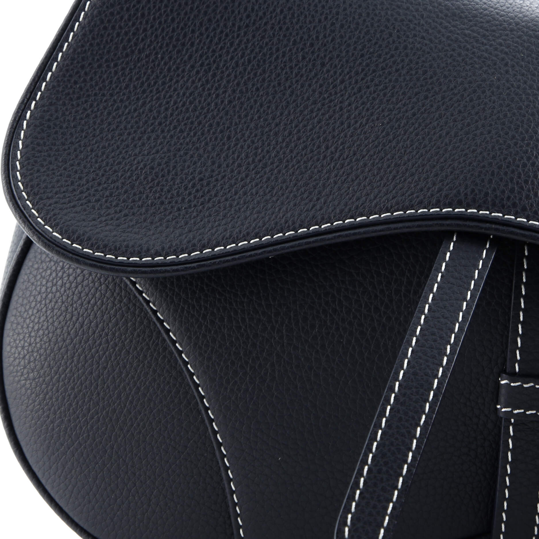 Christian Dior Saddle Crossbody Bag Leather