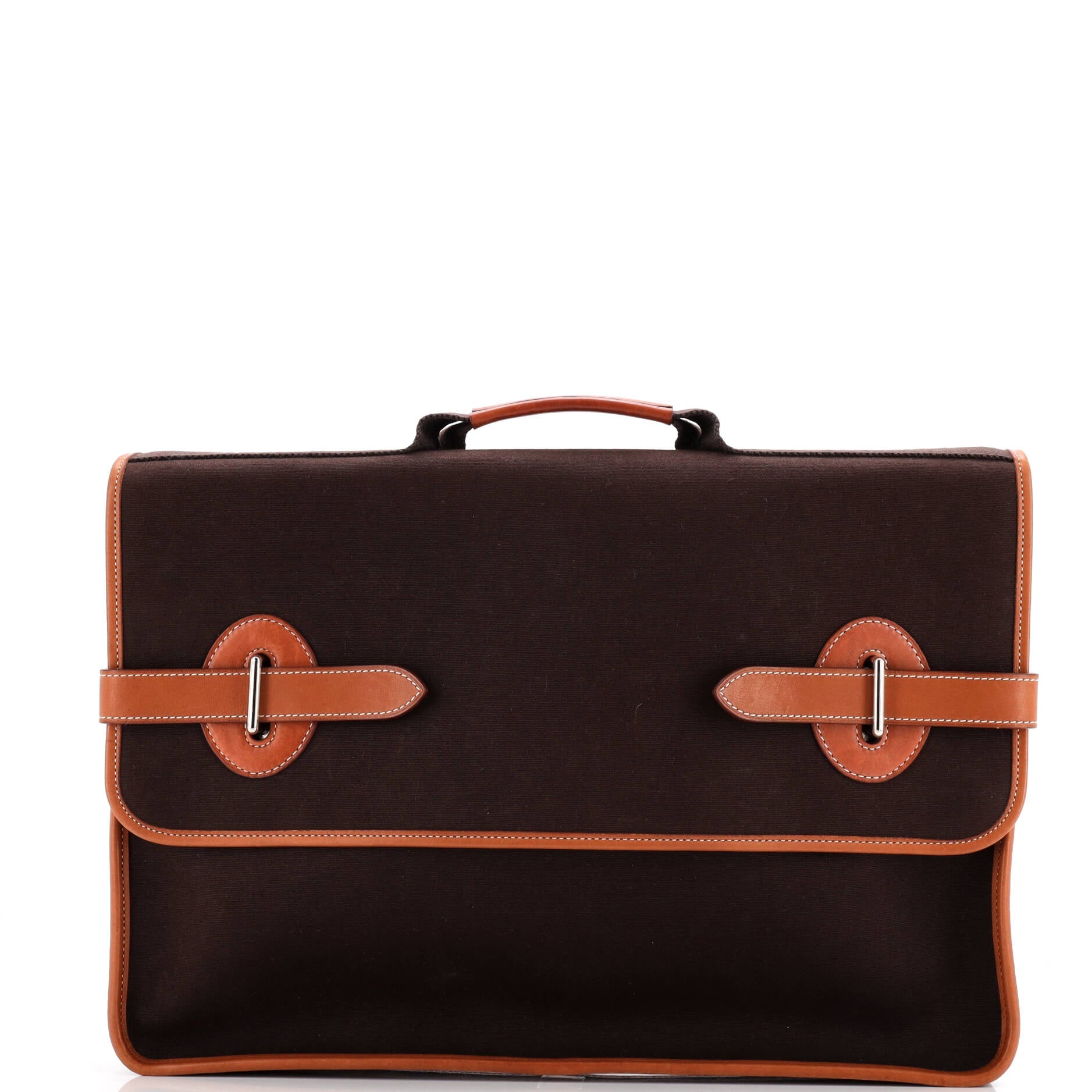 Hermes Buenaventura Messenger Bag Toile GM