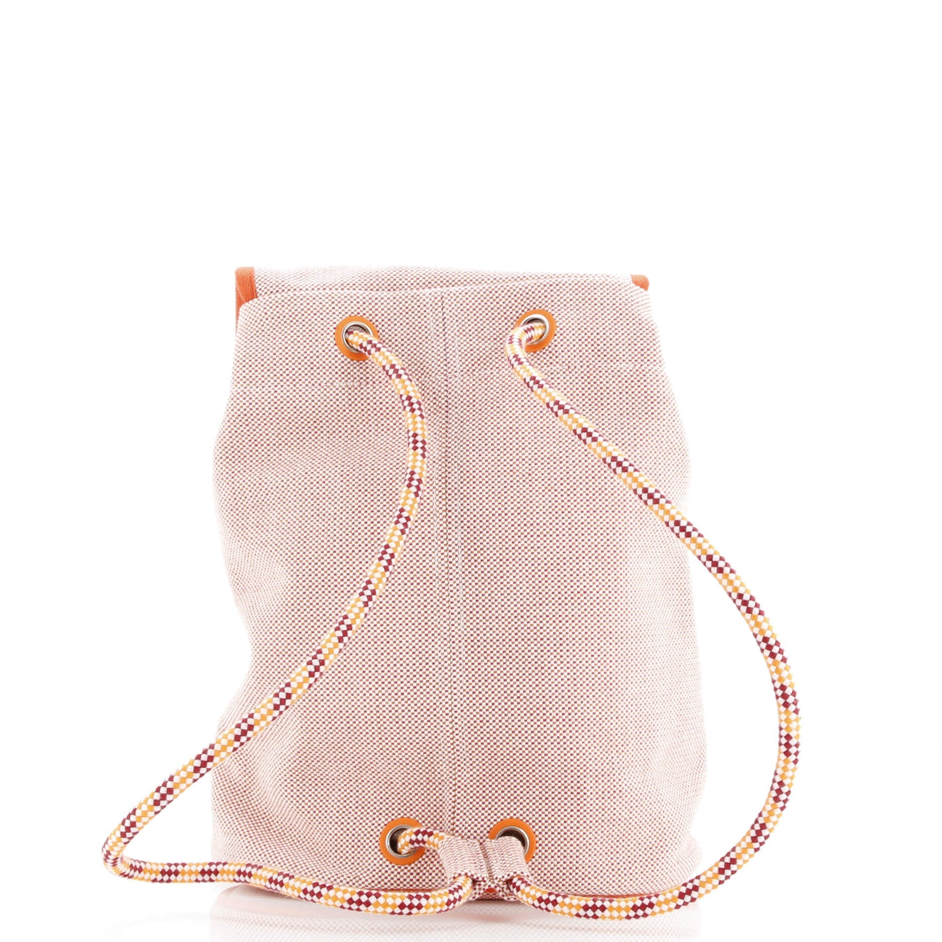 Hermes Les Cabanes Backpack Embroidered Toile