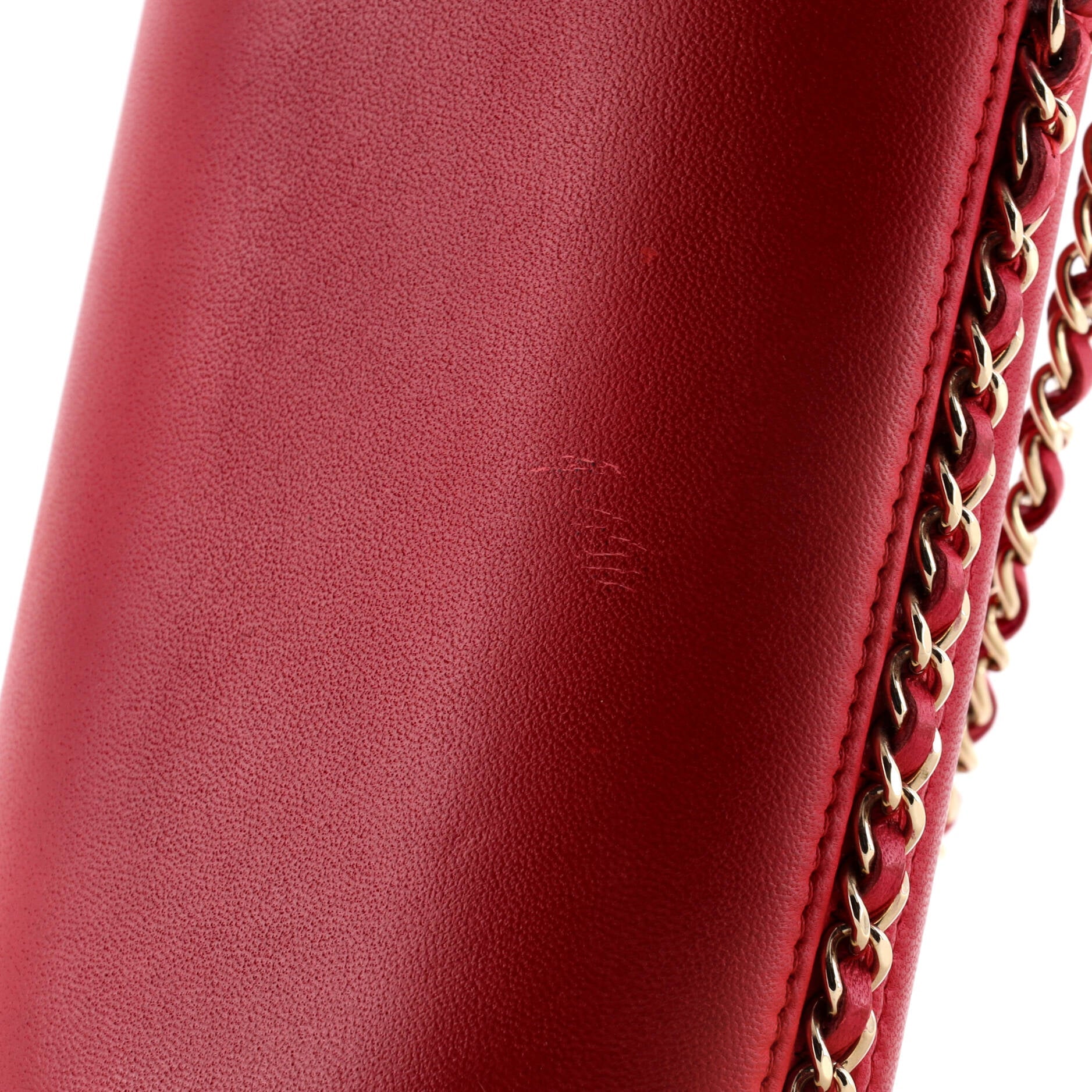 Chanel Chain Around Phone Holder Box Crossbody Lambskin
