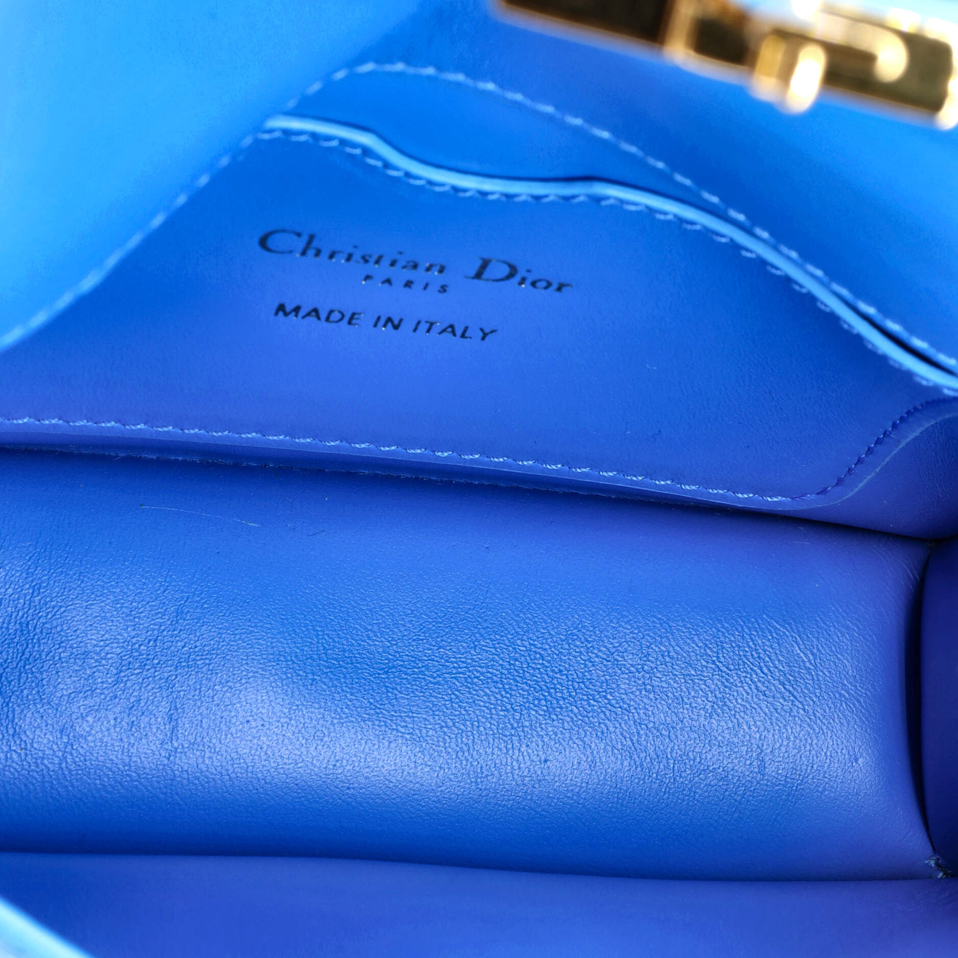 Christian Dior 30 Montaigne Flap Bag Leather Micro