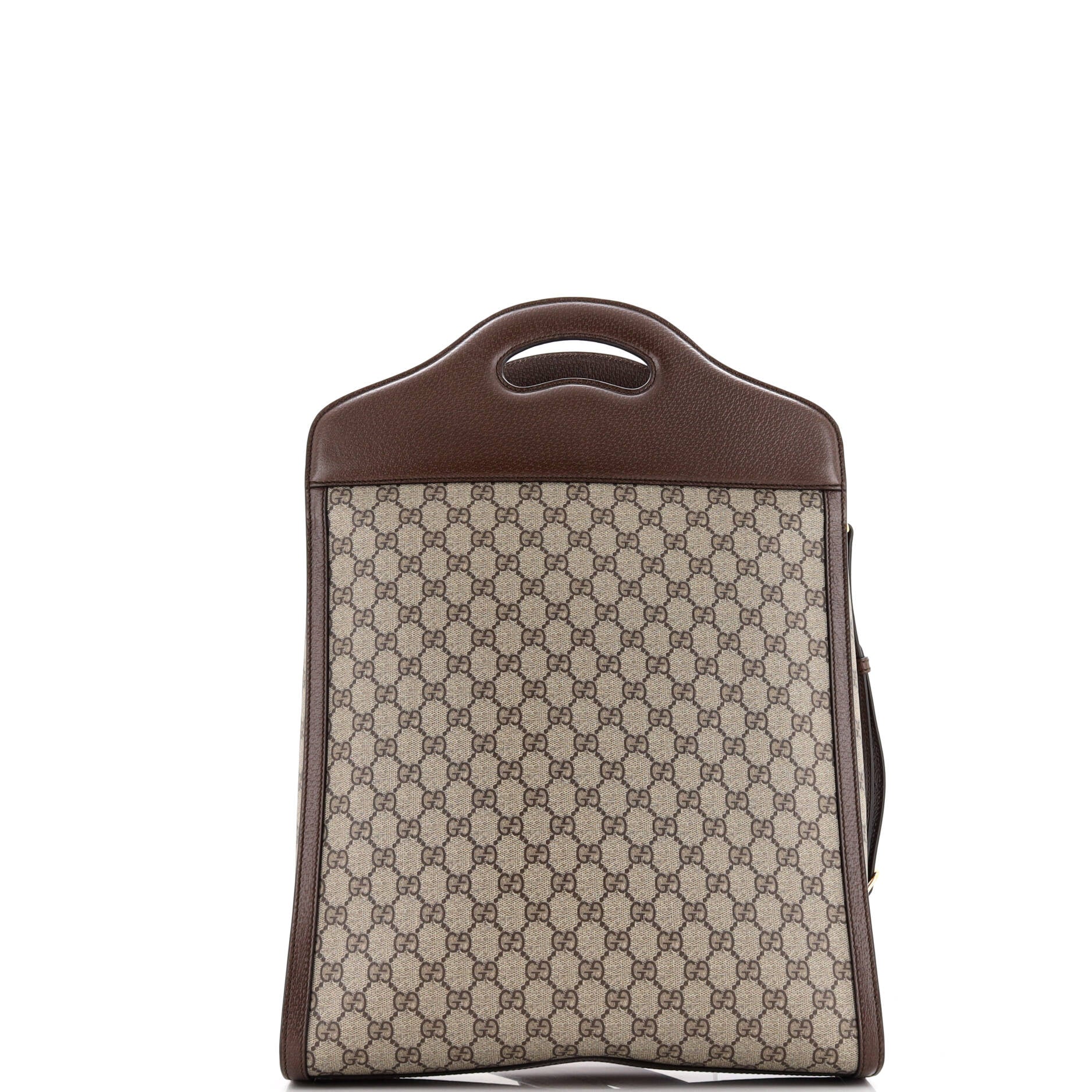 Gucci Cut Out Handle Tote Printed GG Coated Canvas
