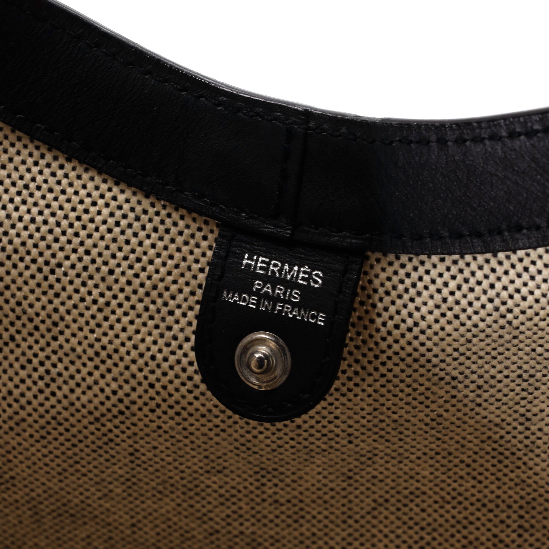 Hermes Sac Luco Bag Canvas with Leather