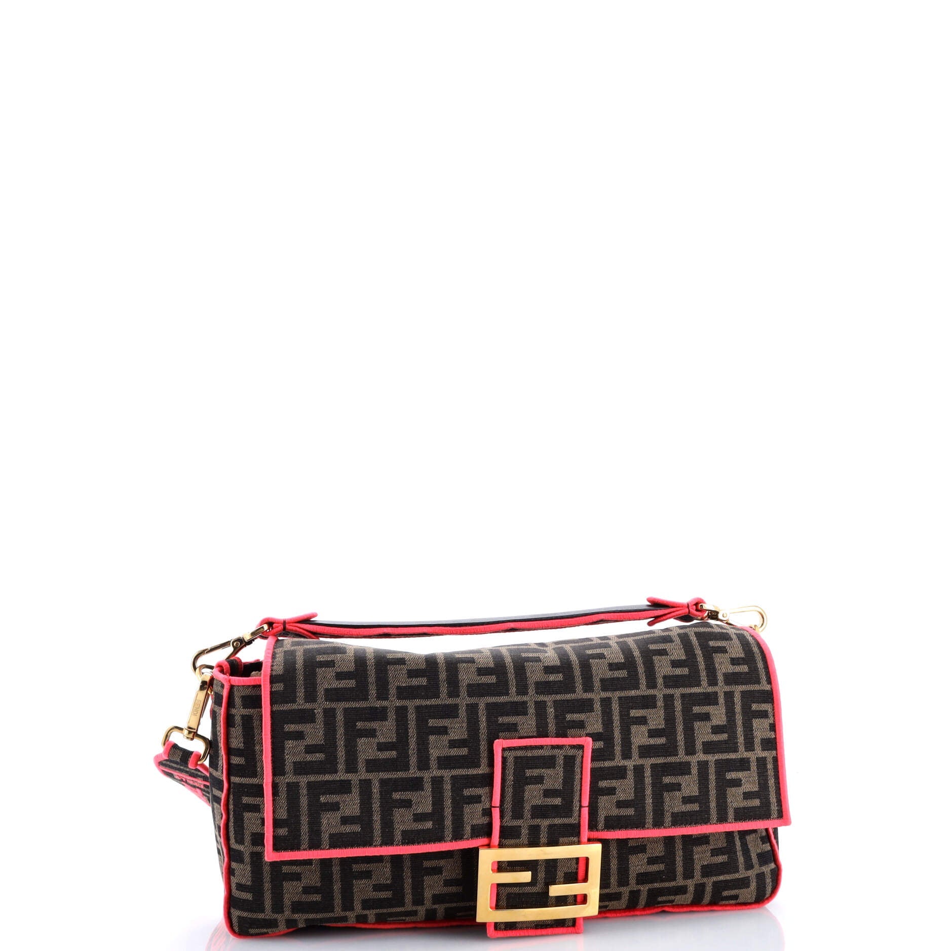 Fendi Baguette NM Bag Zucca Canvas Large