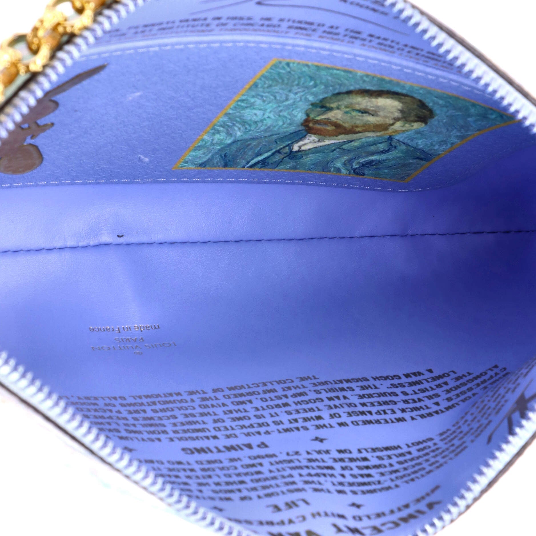 Louis Vuitton Pochette Clutch Limited Edition Jeff Koons Van Gogh Print Canvas
