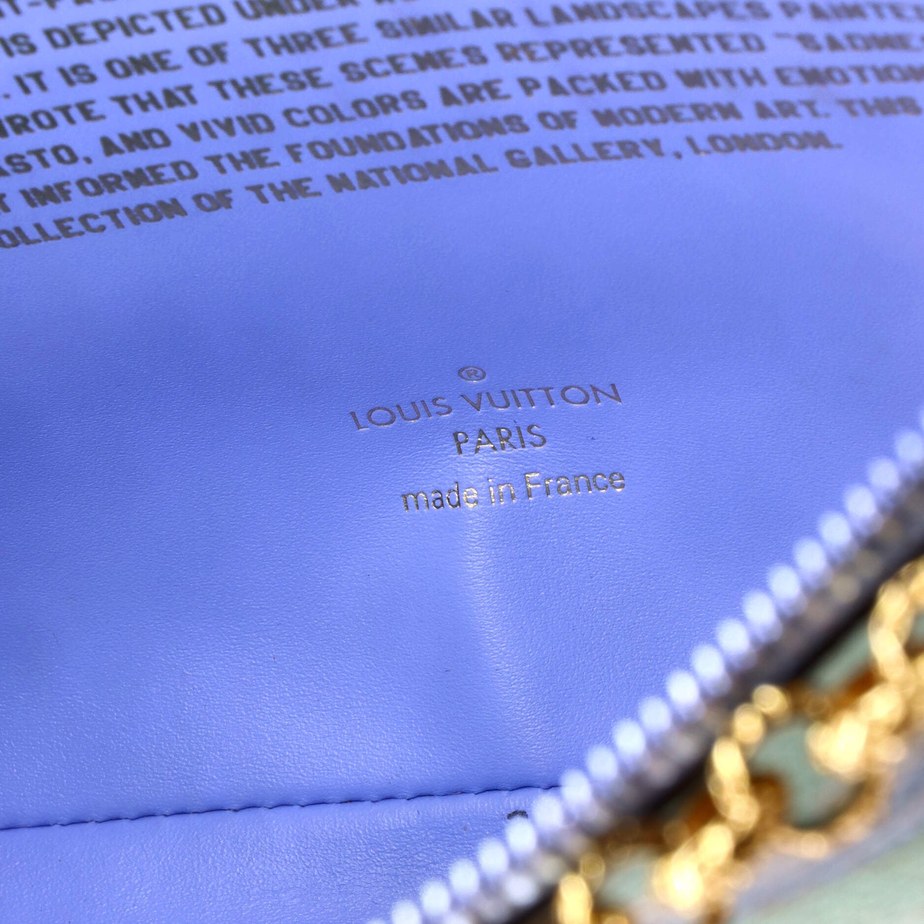 Louis Vuitton Pochette Clutch Limited Edition Jeff Koons Van Gogh Print Canvas