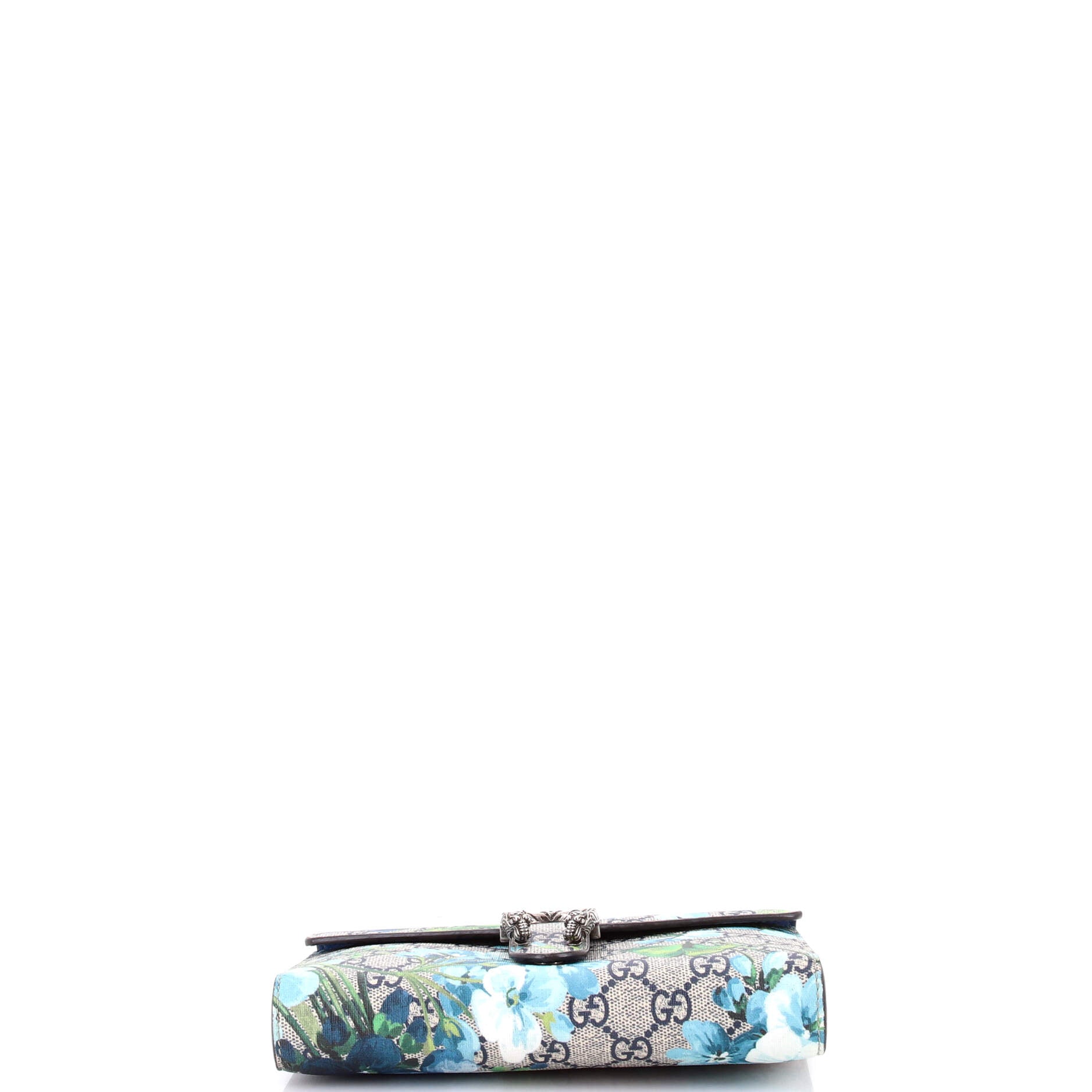 Gucci Dionysus Chain Wallet Blooms Print GG Coated Canvas Small