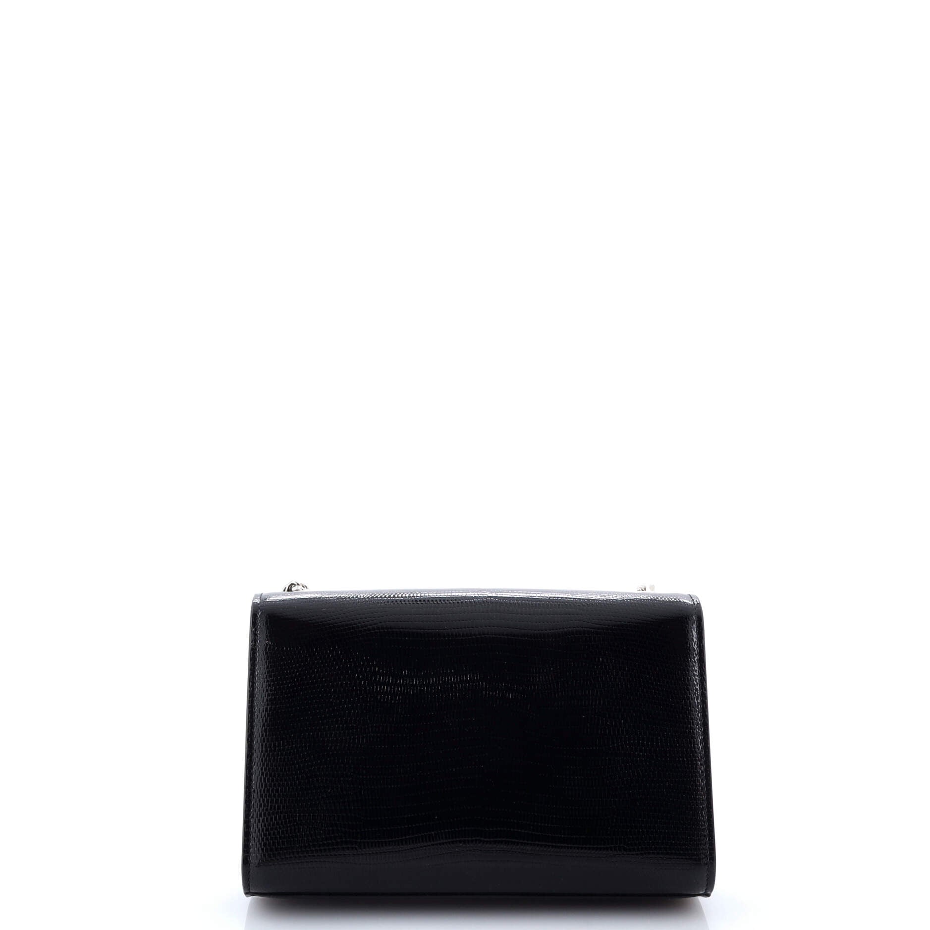 Saint Laurent Classic Monogram Tassel Crossbody Bag Lizard Embossed Leather Medium