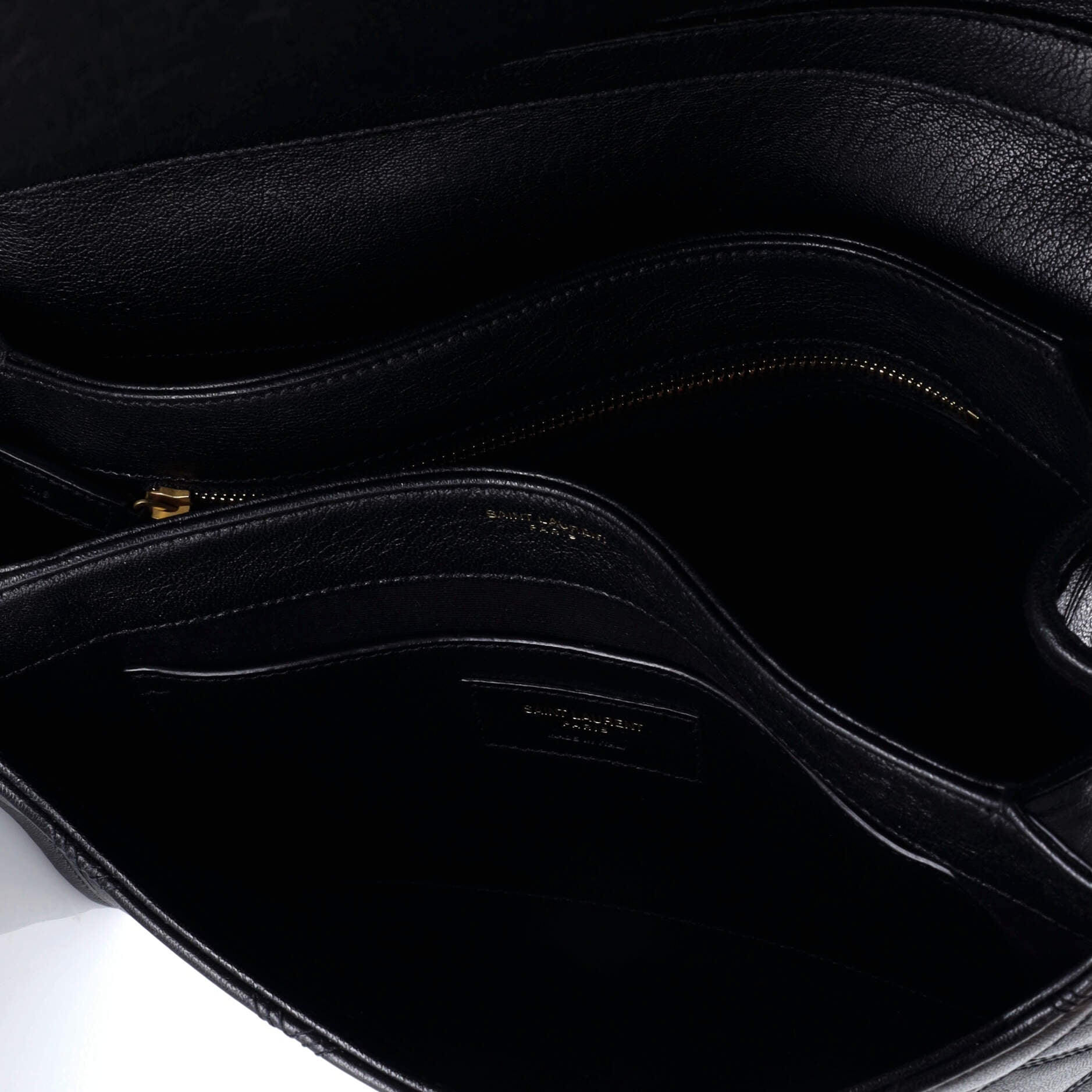 Saint Laurent Becky Shoulder Bag Quilted Leather Small