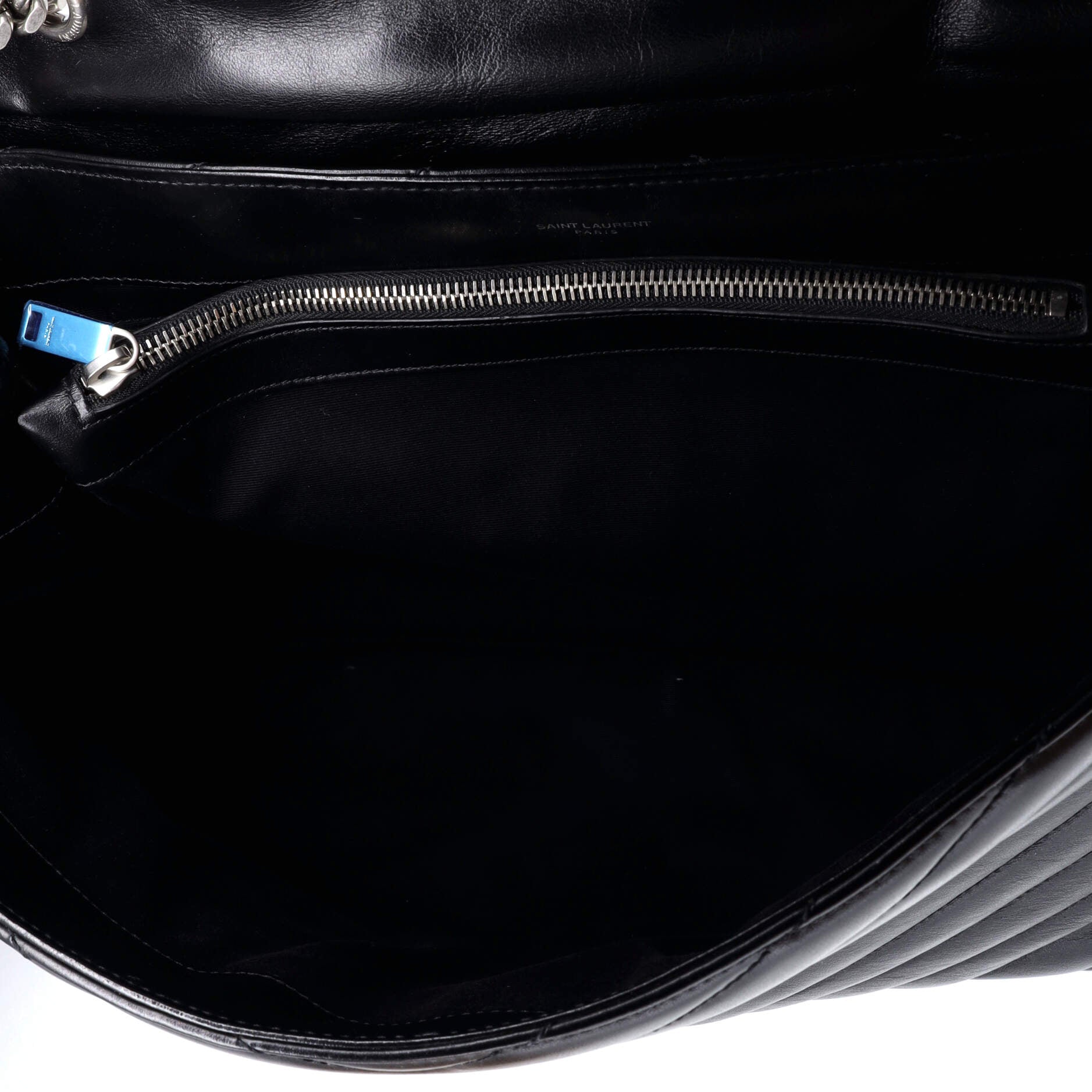 Saint Laurent Loulou Shoulder Bag Matelasse Chevron Leather Large