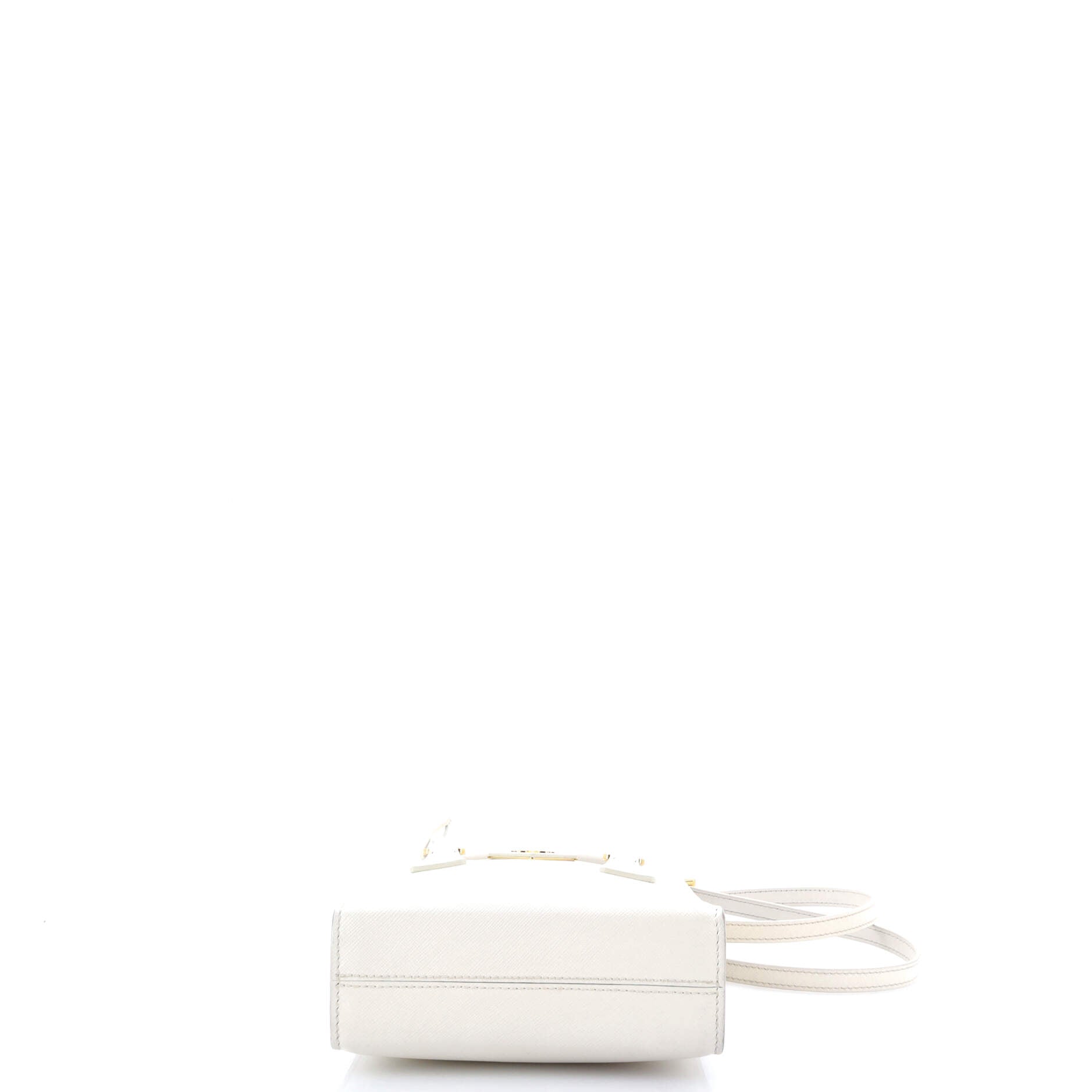 Prada Convertible Open Tote Saffiano Leather Mini
