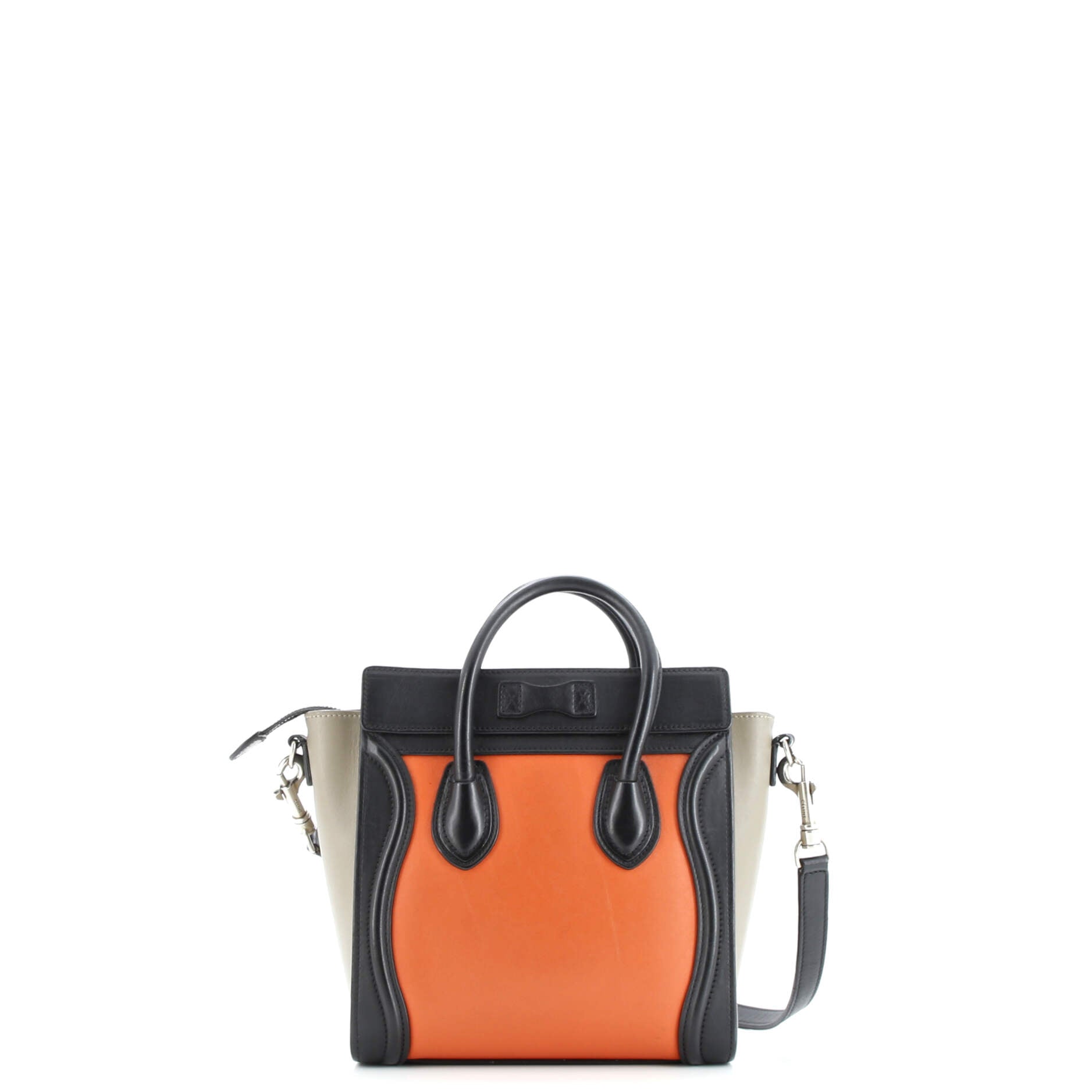 Celine Tricolor Luggage Bag Leather Nano