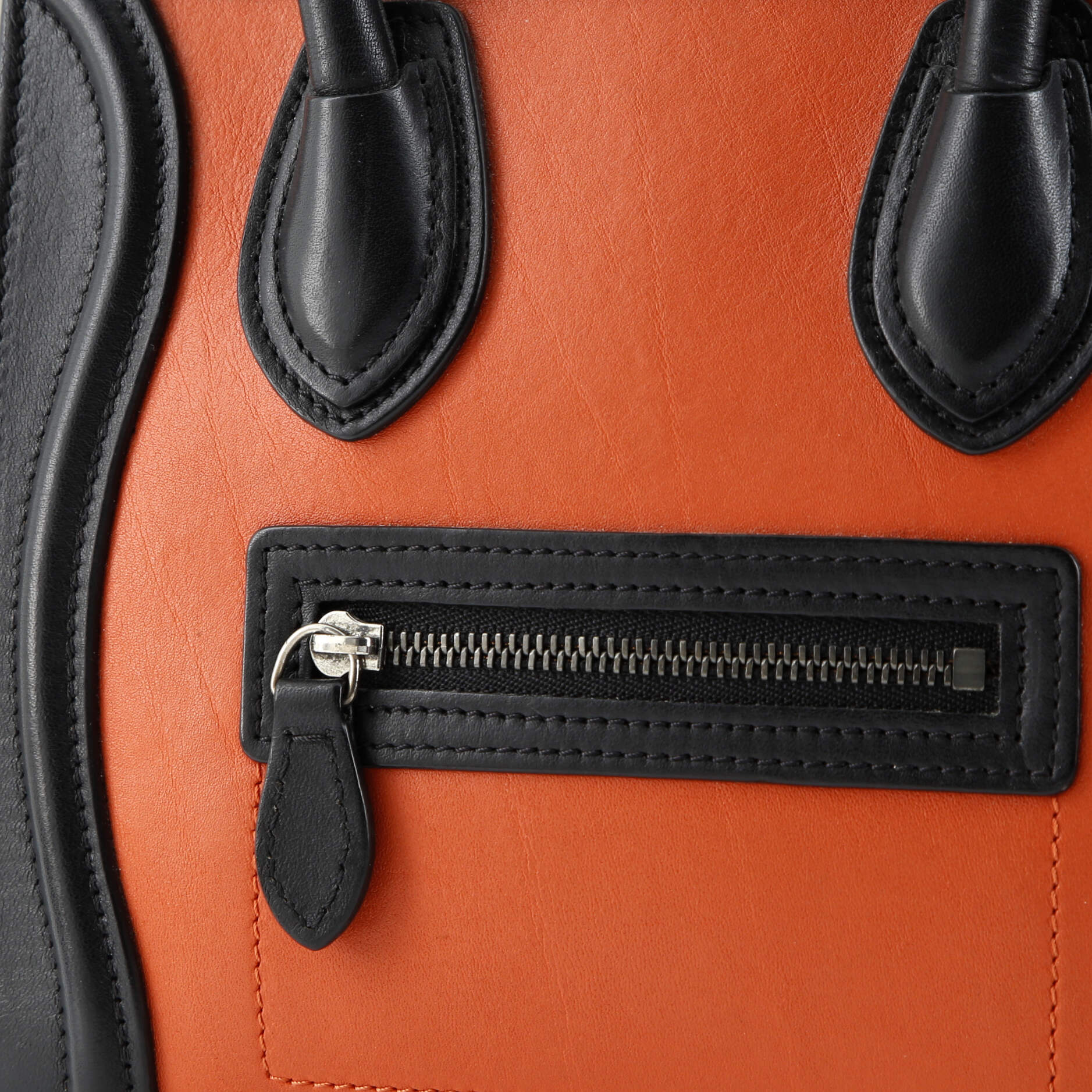 Celine Tricolor Luggage Bag Leather Nano