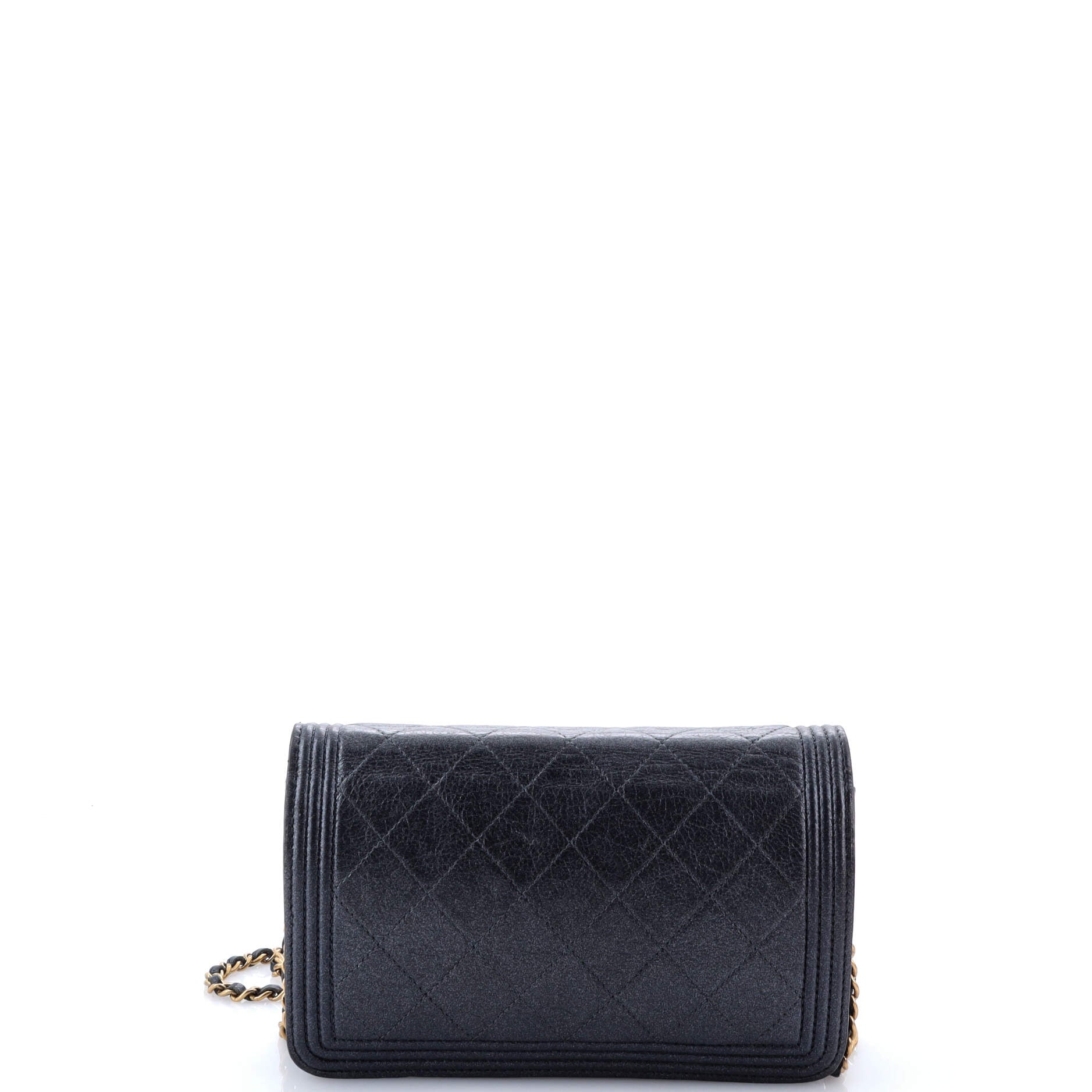 Chanel Boy Wallet on Chain Quilted Goatskin