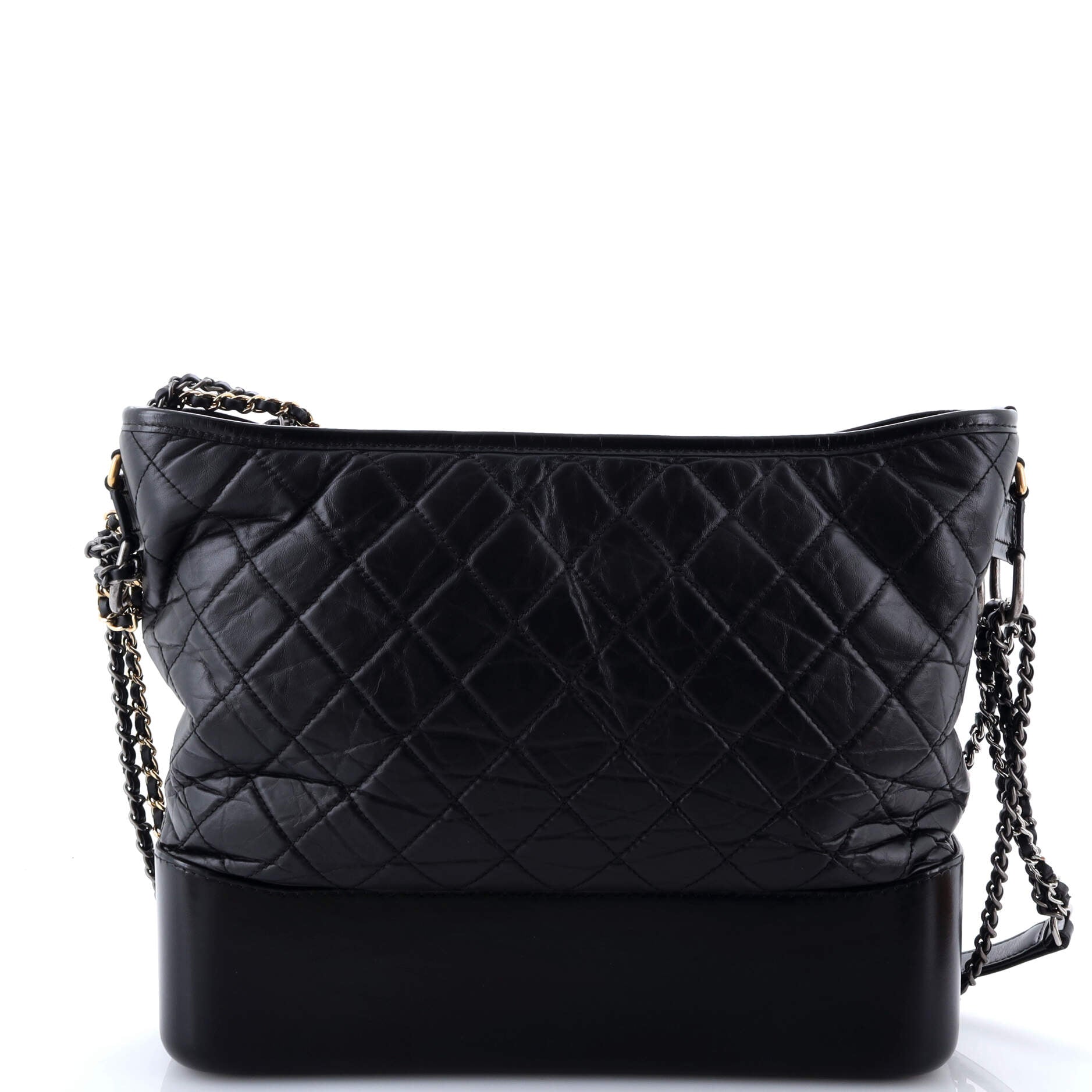 Chanel Gabrielle Hobo Quilted Aged Calfskin Large