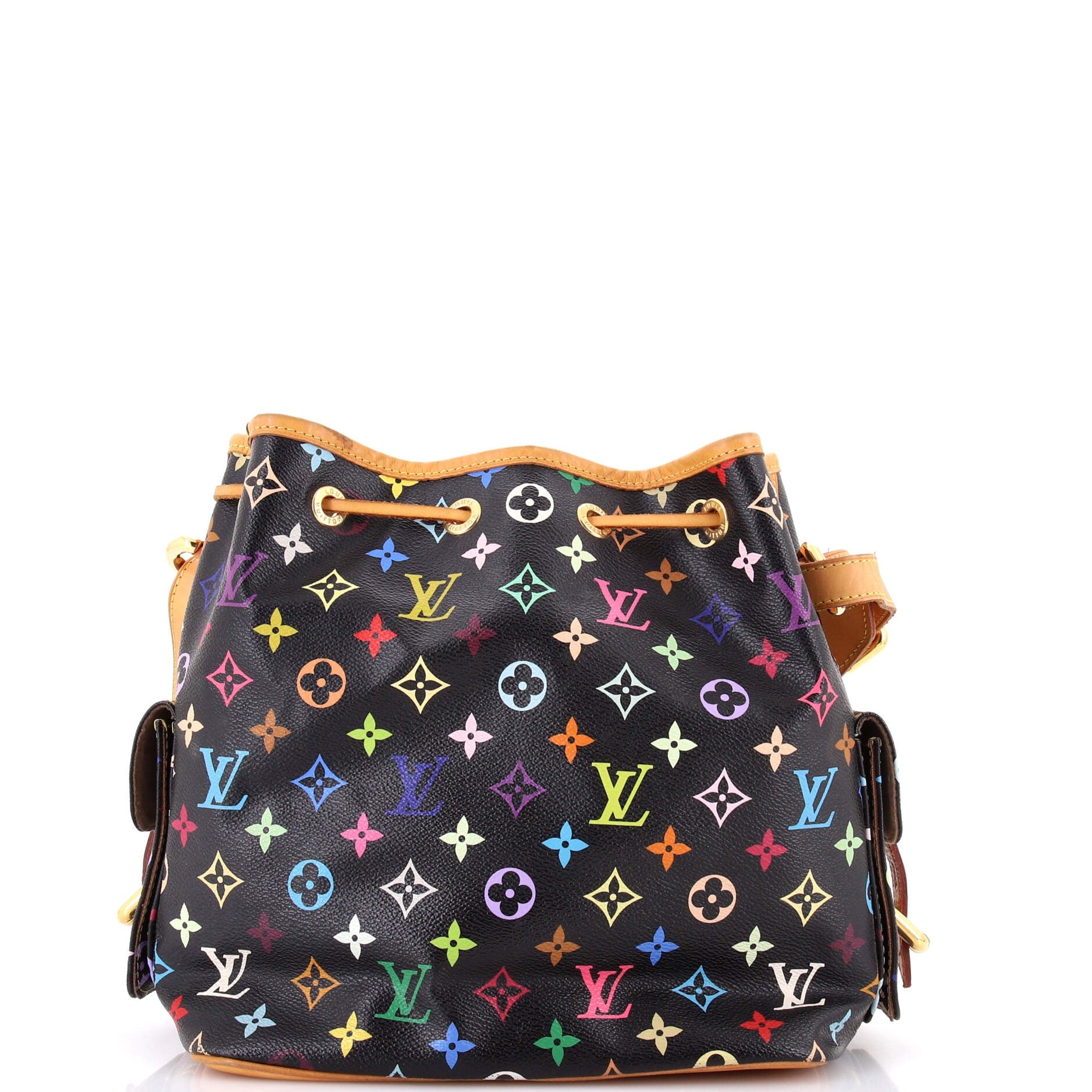 Louis Vuitton Petit Noe Handbag Monogram Multicolor
