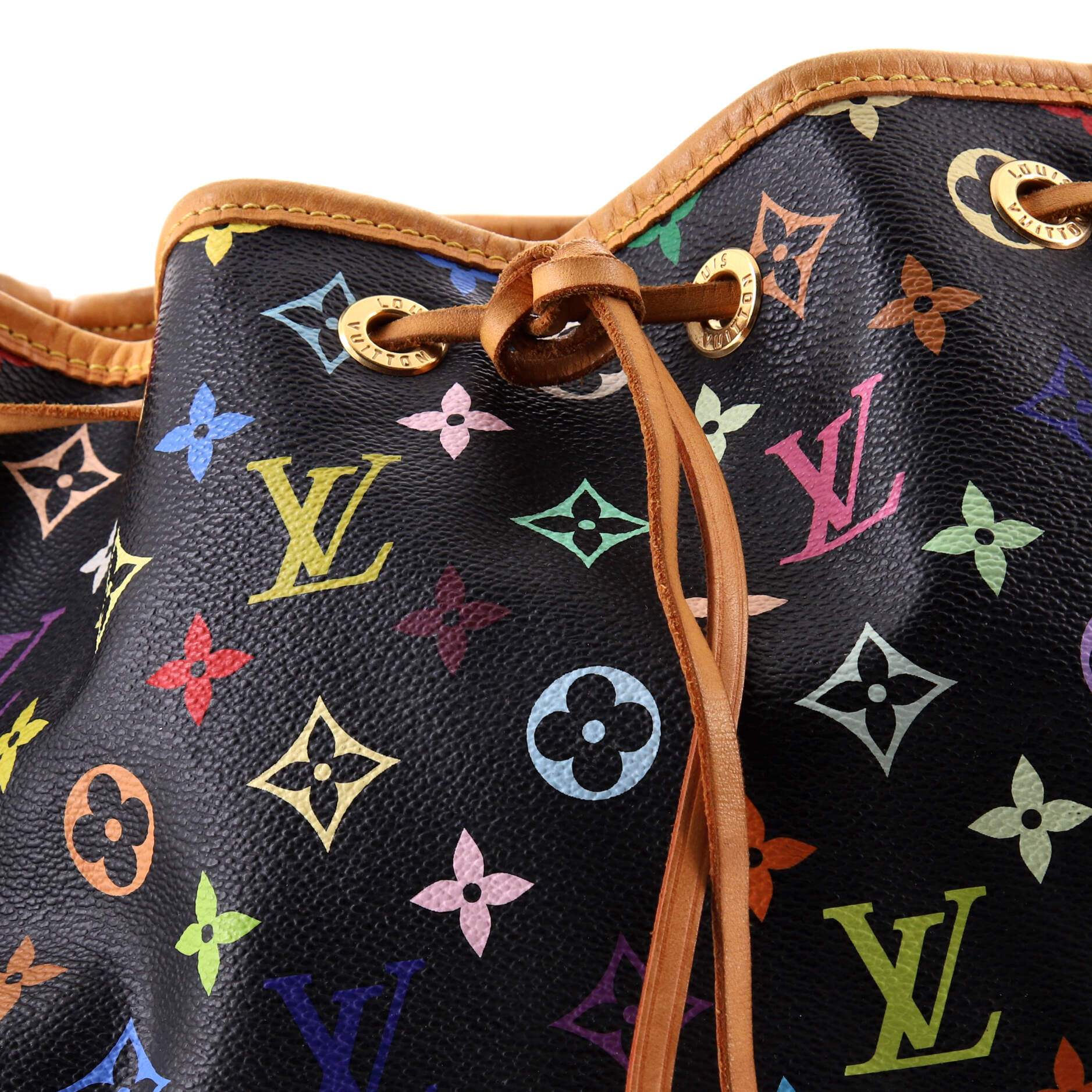 Louis Vuitton Petit Noe Handbag Monogram Multicolor