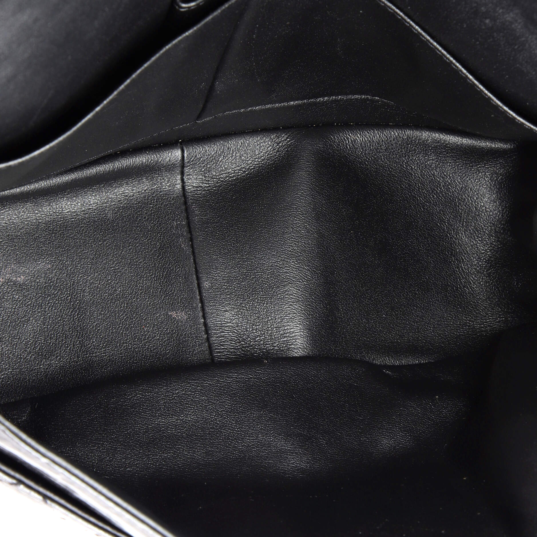 Chanel So Black Reissue 2.55 Flap Bag Quilted Glazed Calfskin 226