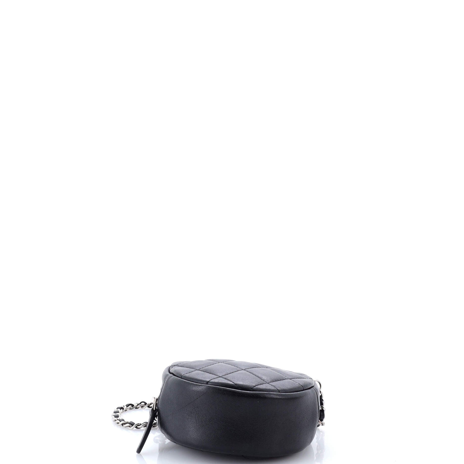 Chanel Round Clutch with Chain Quilted Lambskin Mini