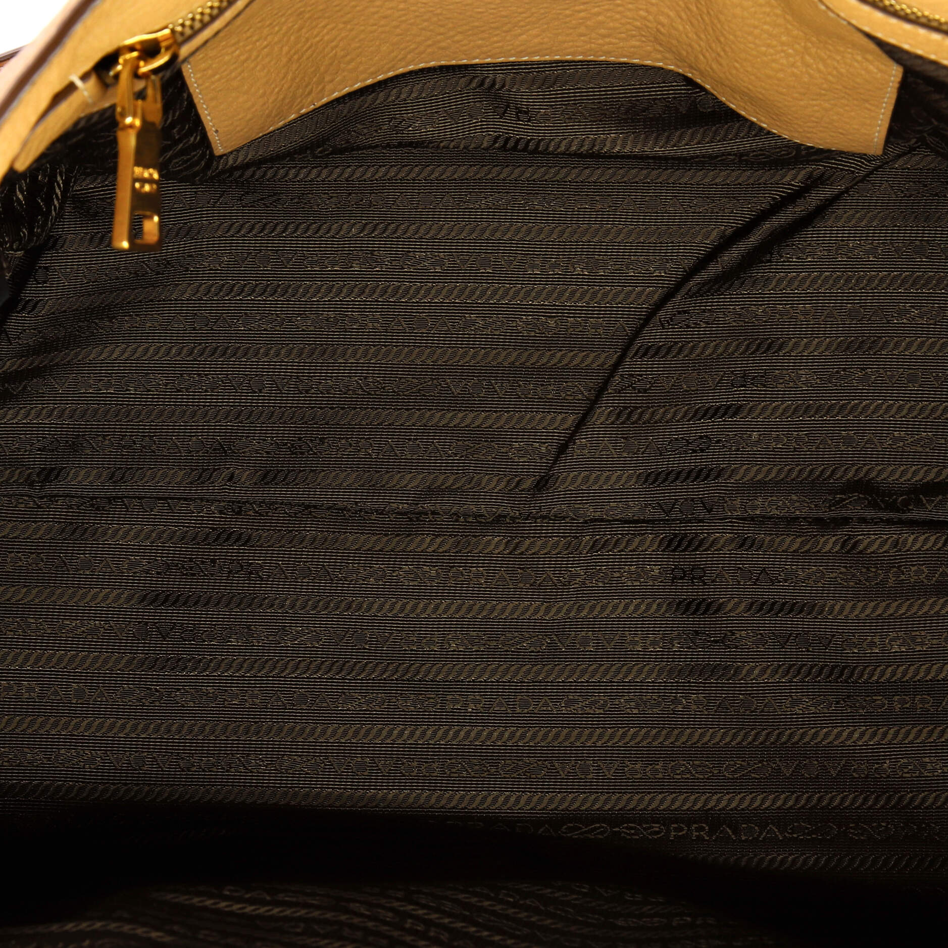 Prada Front Pocket Convertible Tote Vitello Phenix Medium
