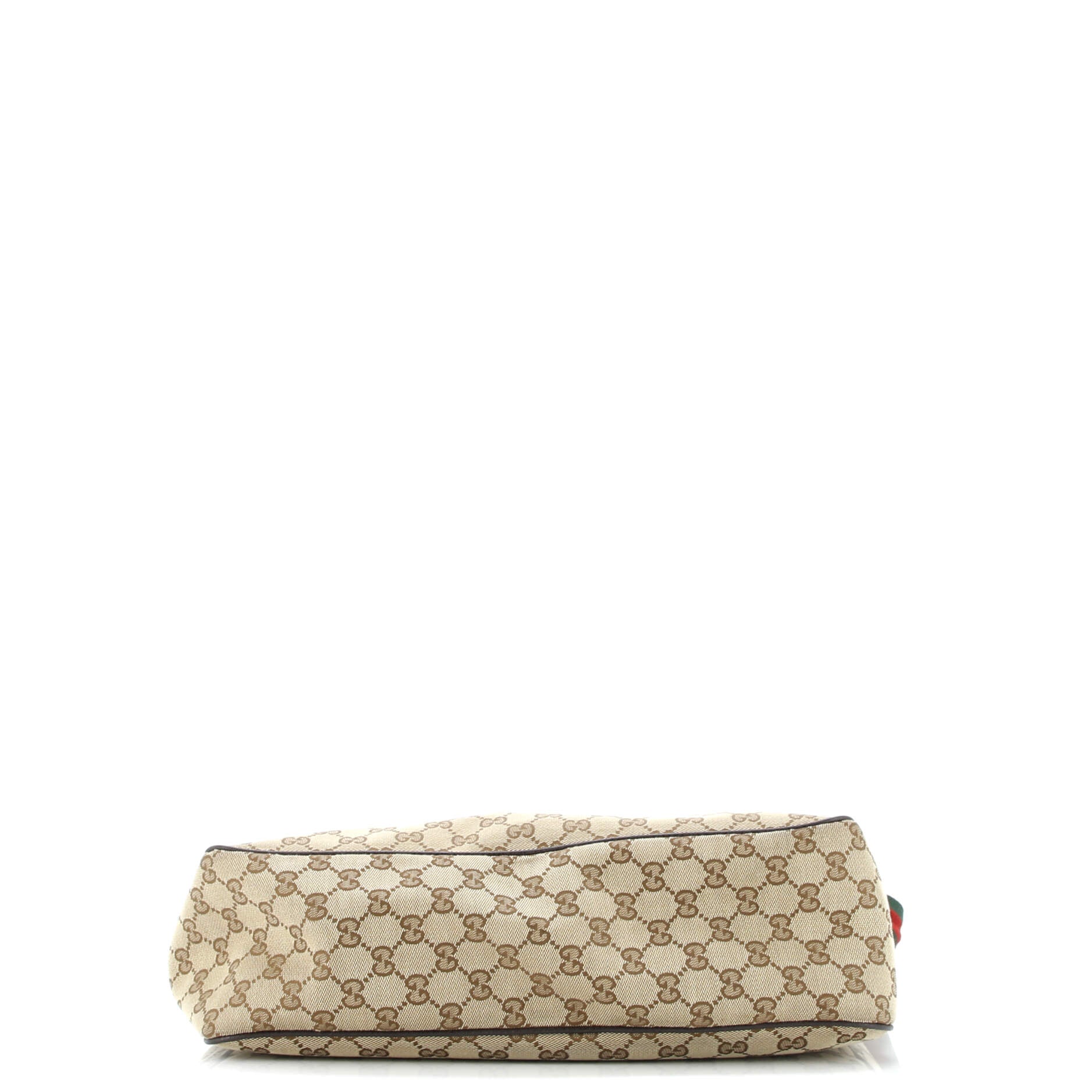 Gucci Web Strap Flap Messenger GG Canvas Medium