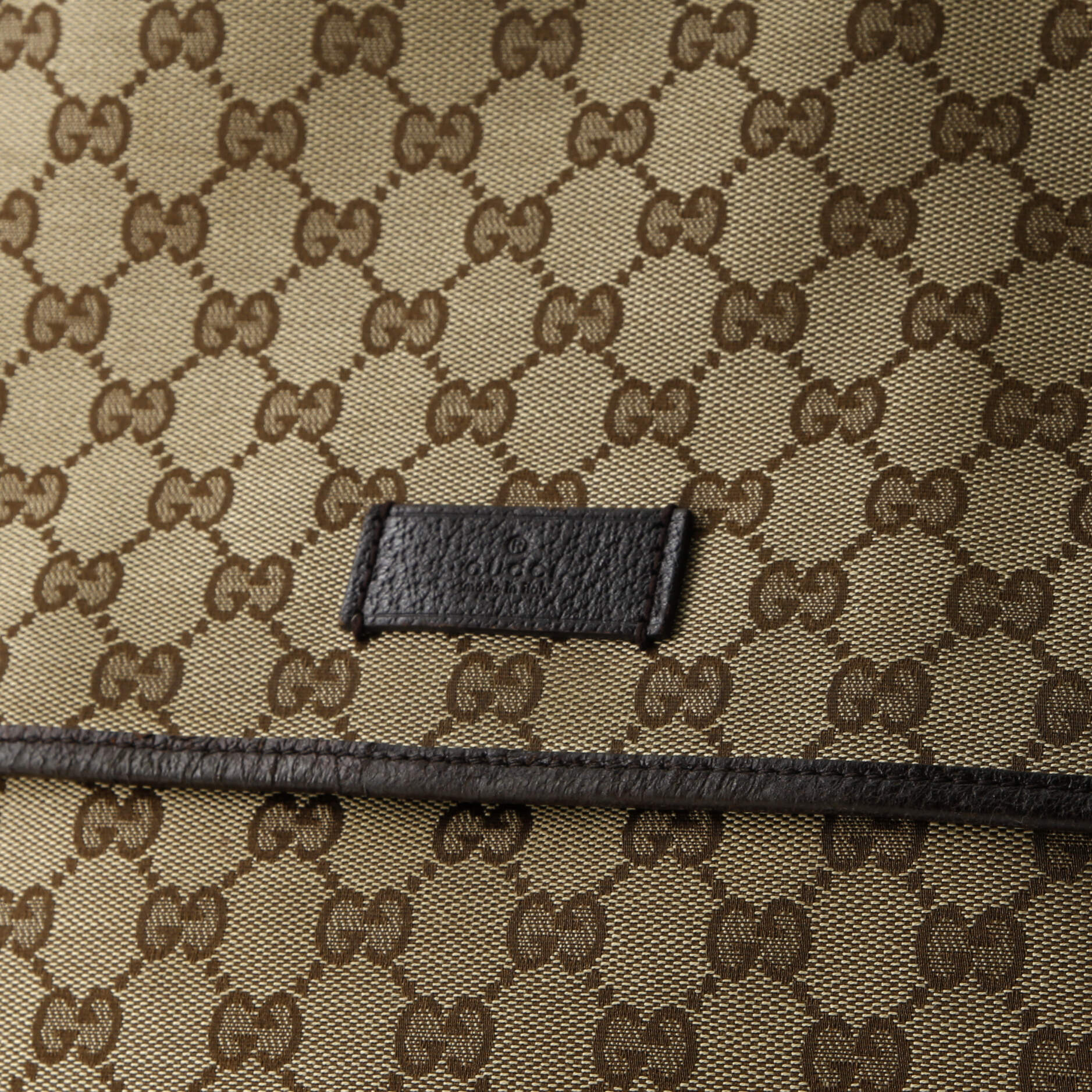 Gucci Web Strap Flap Messenger GG Canvas Medium