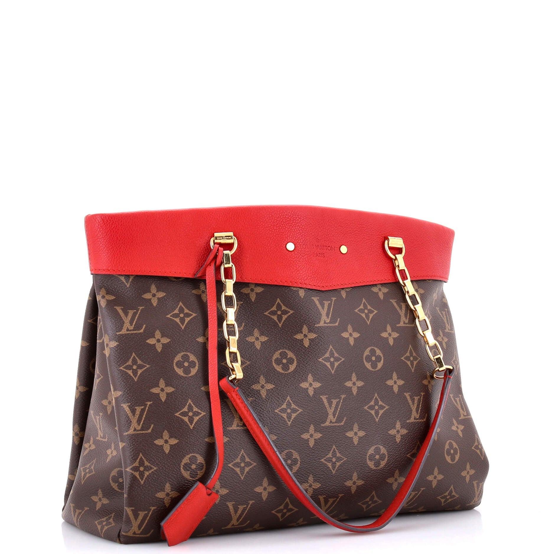 Louis Vuitton Pallas Shopper Monogram Canvas and Calfskin