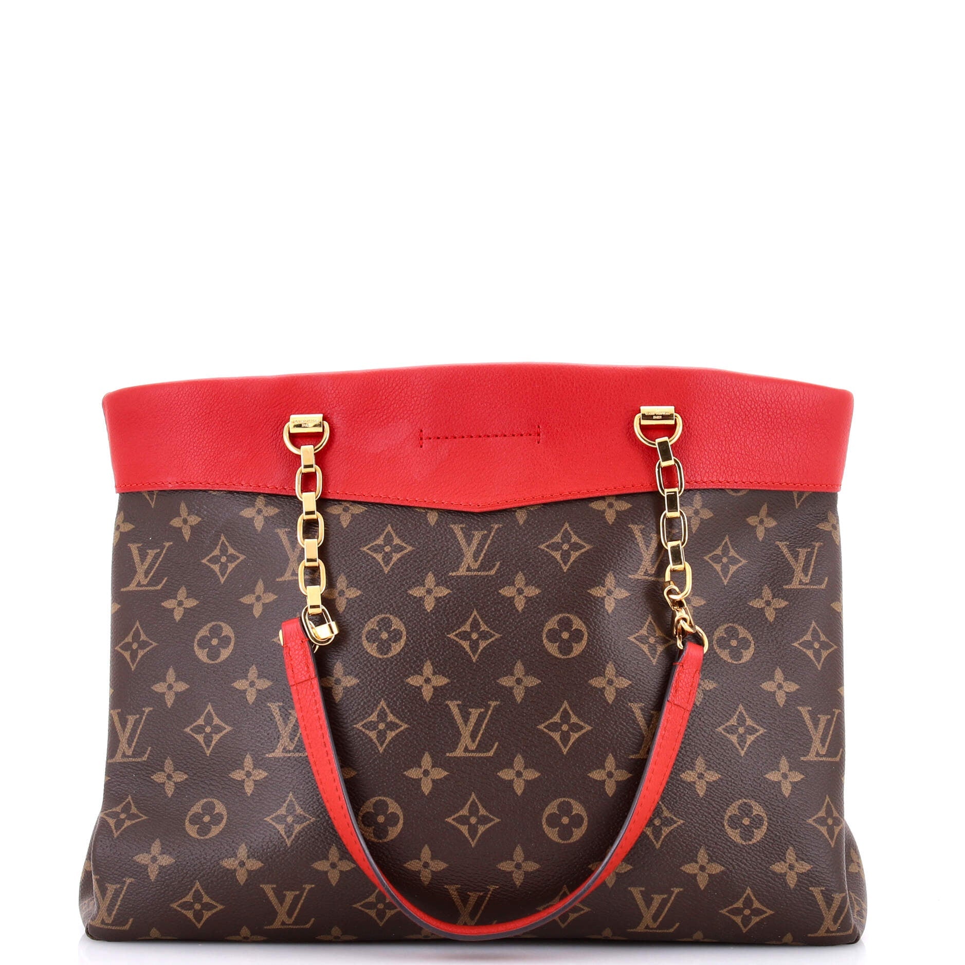 Louis Vuitton Pallas Shopper Monogram Canvas and Calfskin