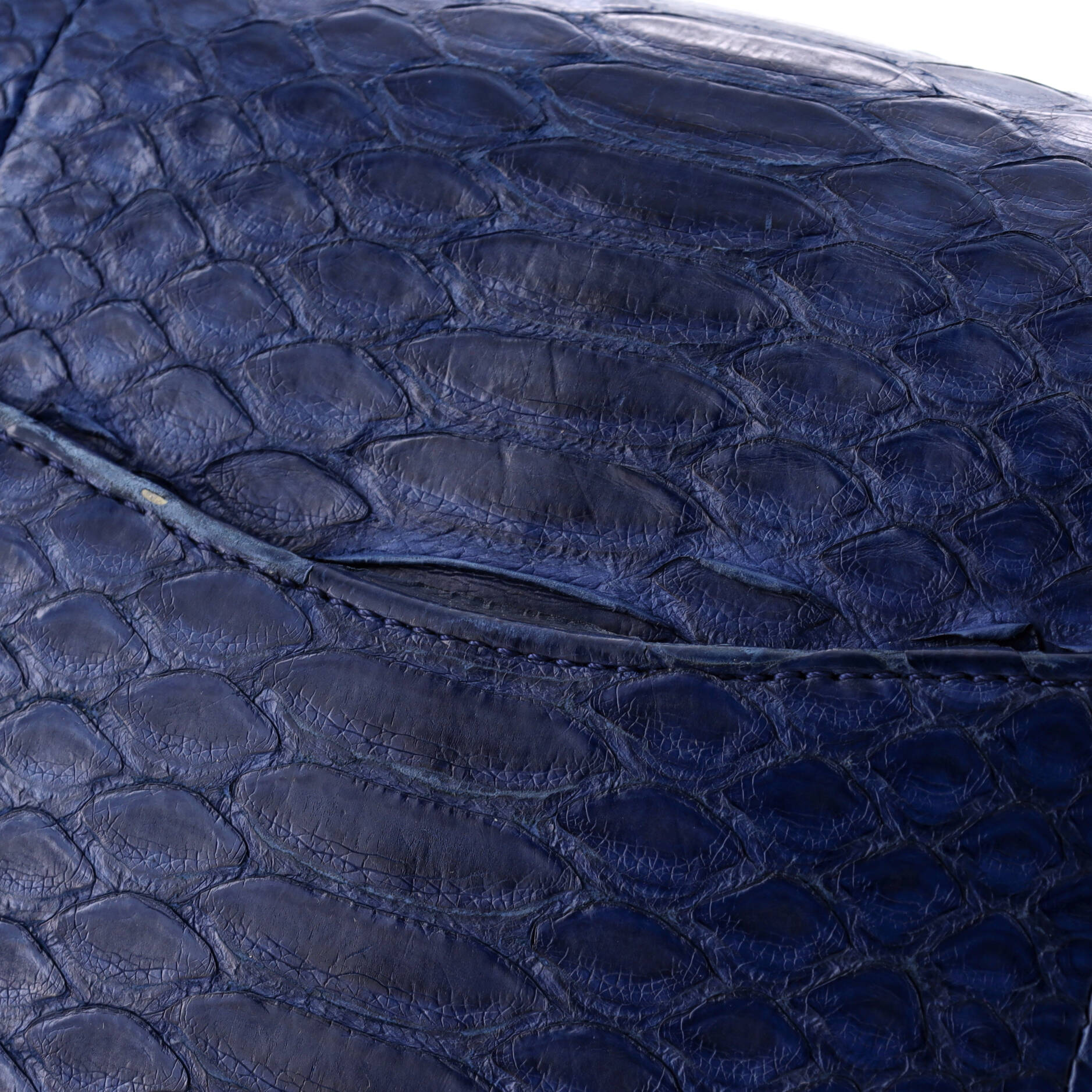 Chanel Classic Double Flap Bag Python Medium