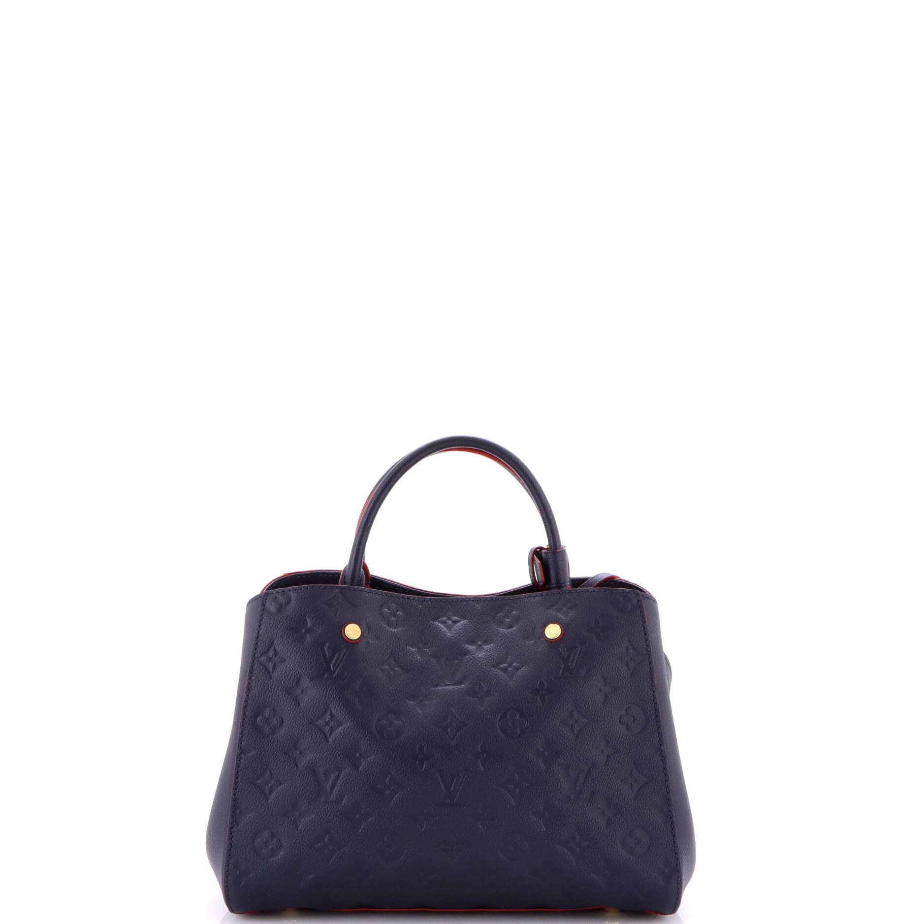 Louis Vuitton Montaigne Handbag Monogram Empreinte Leather MM