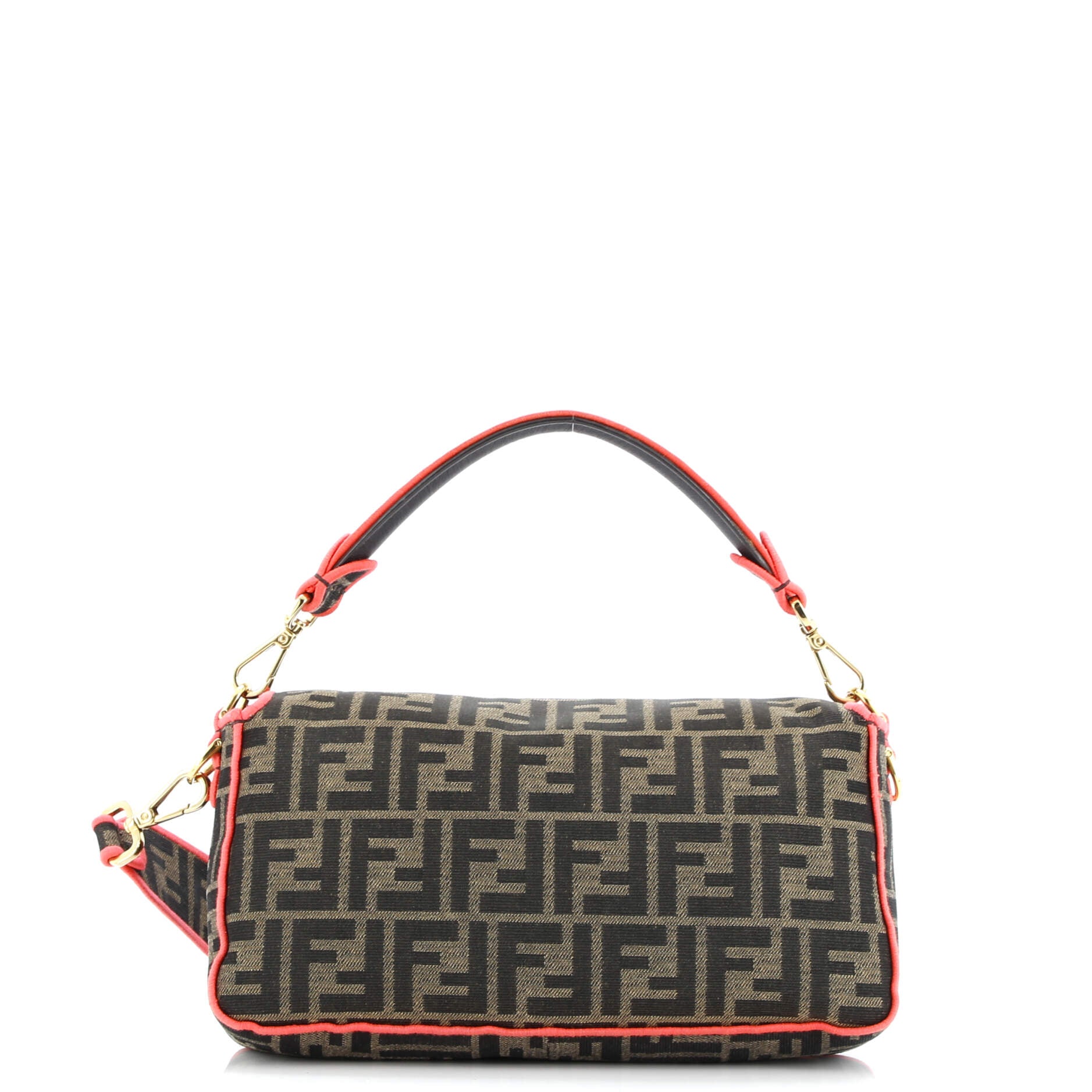 Fendi Baguette NM Bag Zucca Canvas Medium