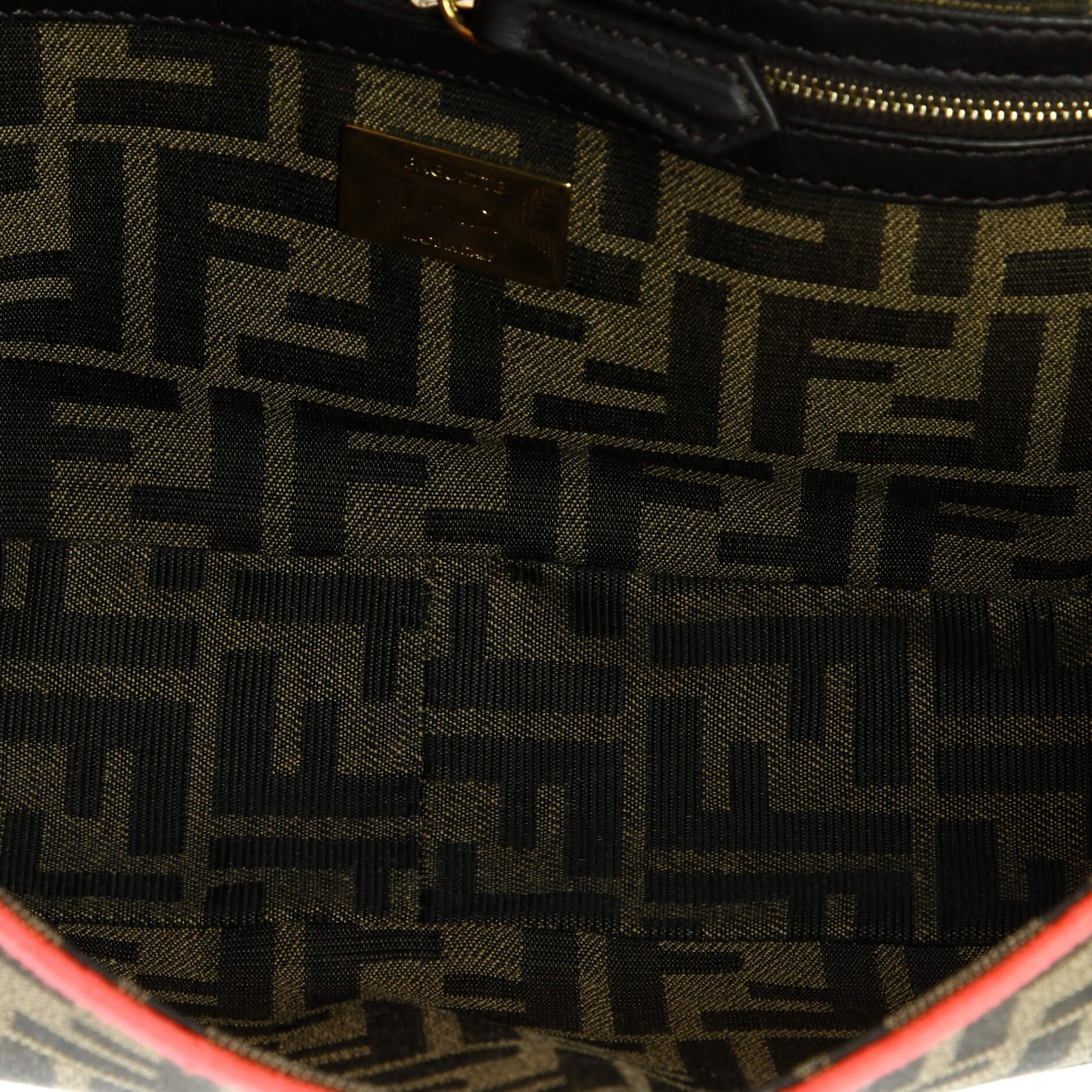 Fendi Baguette NM Bag Zucca Canvas Medium