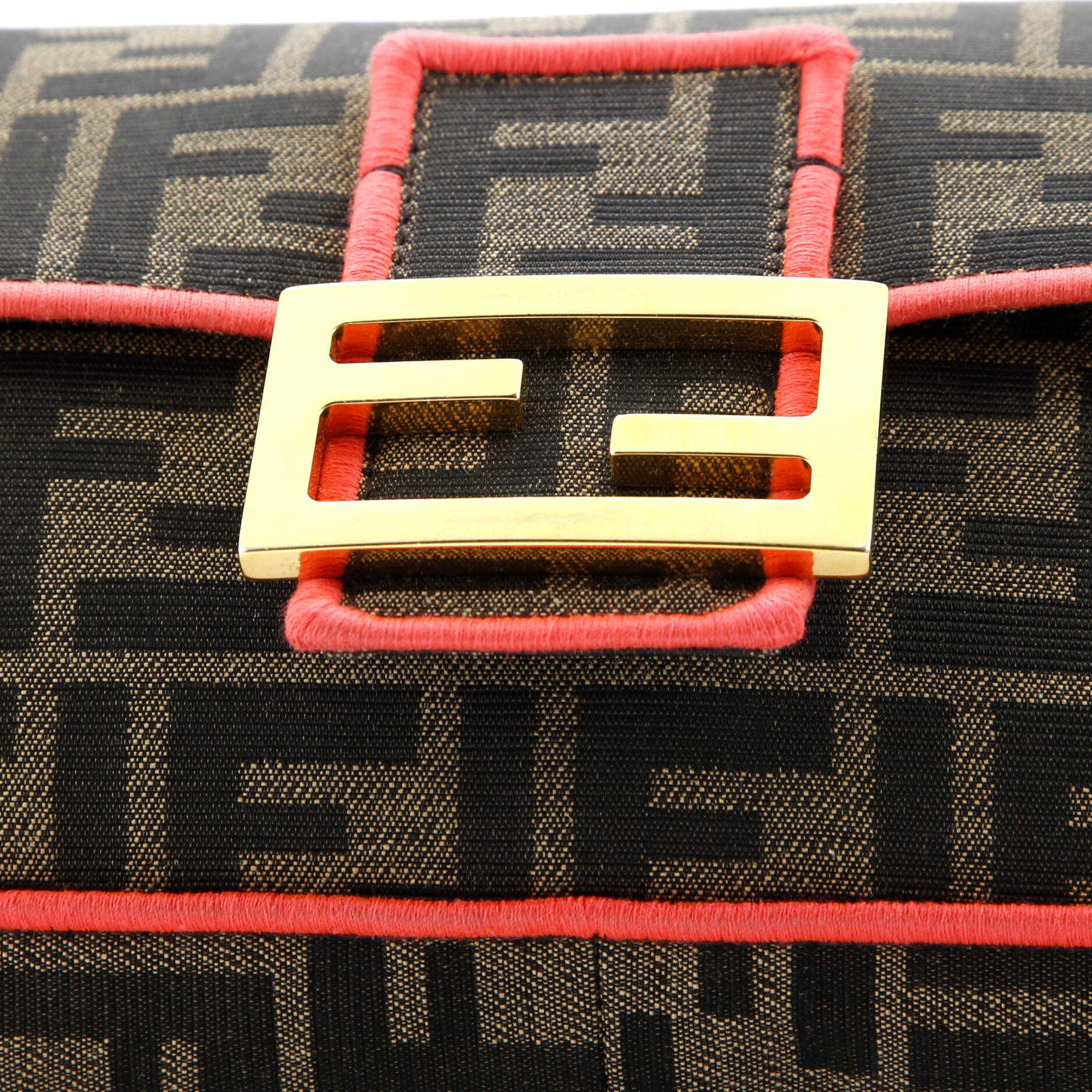 Fendi Baguette NM Bag Zucca Canvas Medium