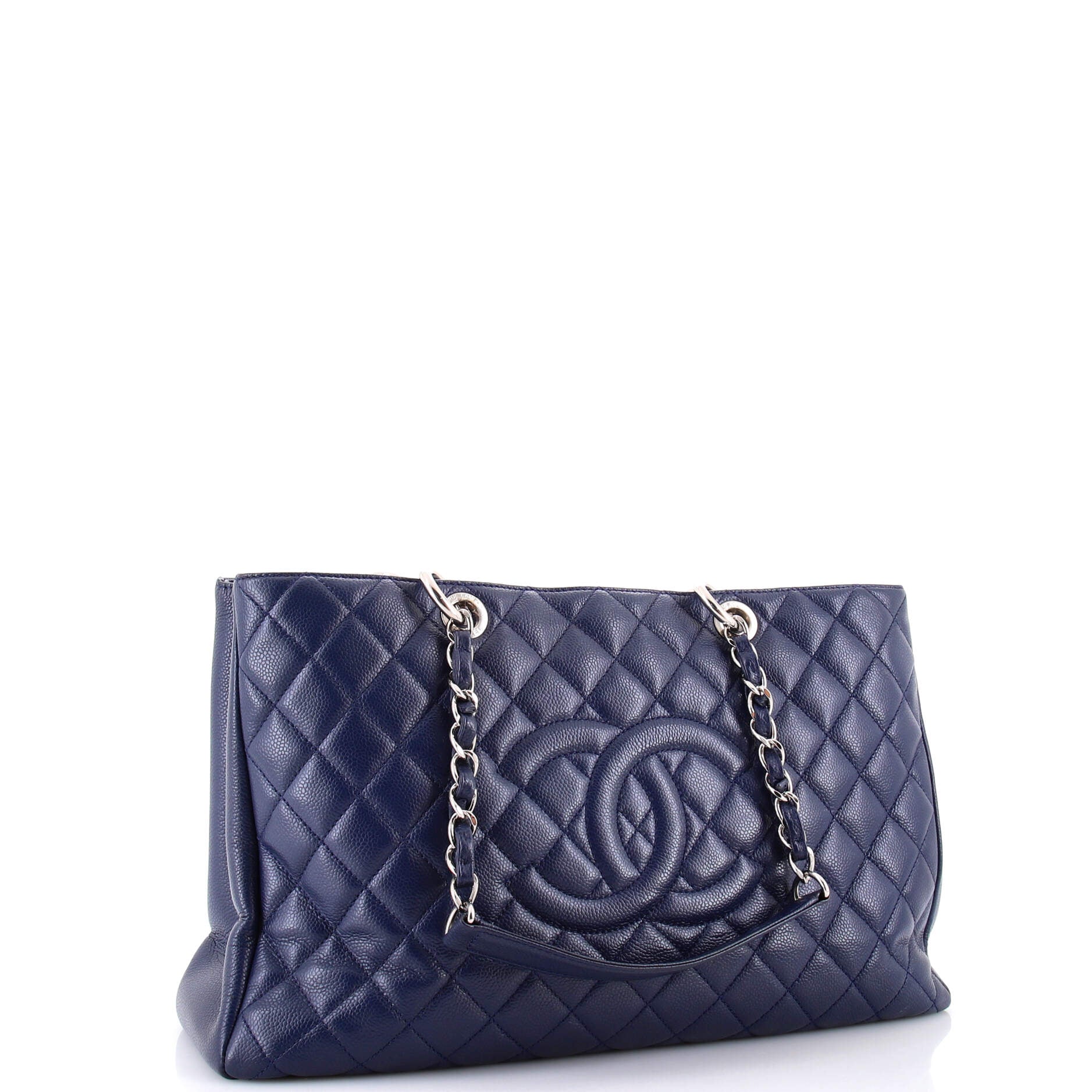 Chanel Grand Shopping Tote Quilted Caviar XL
