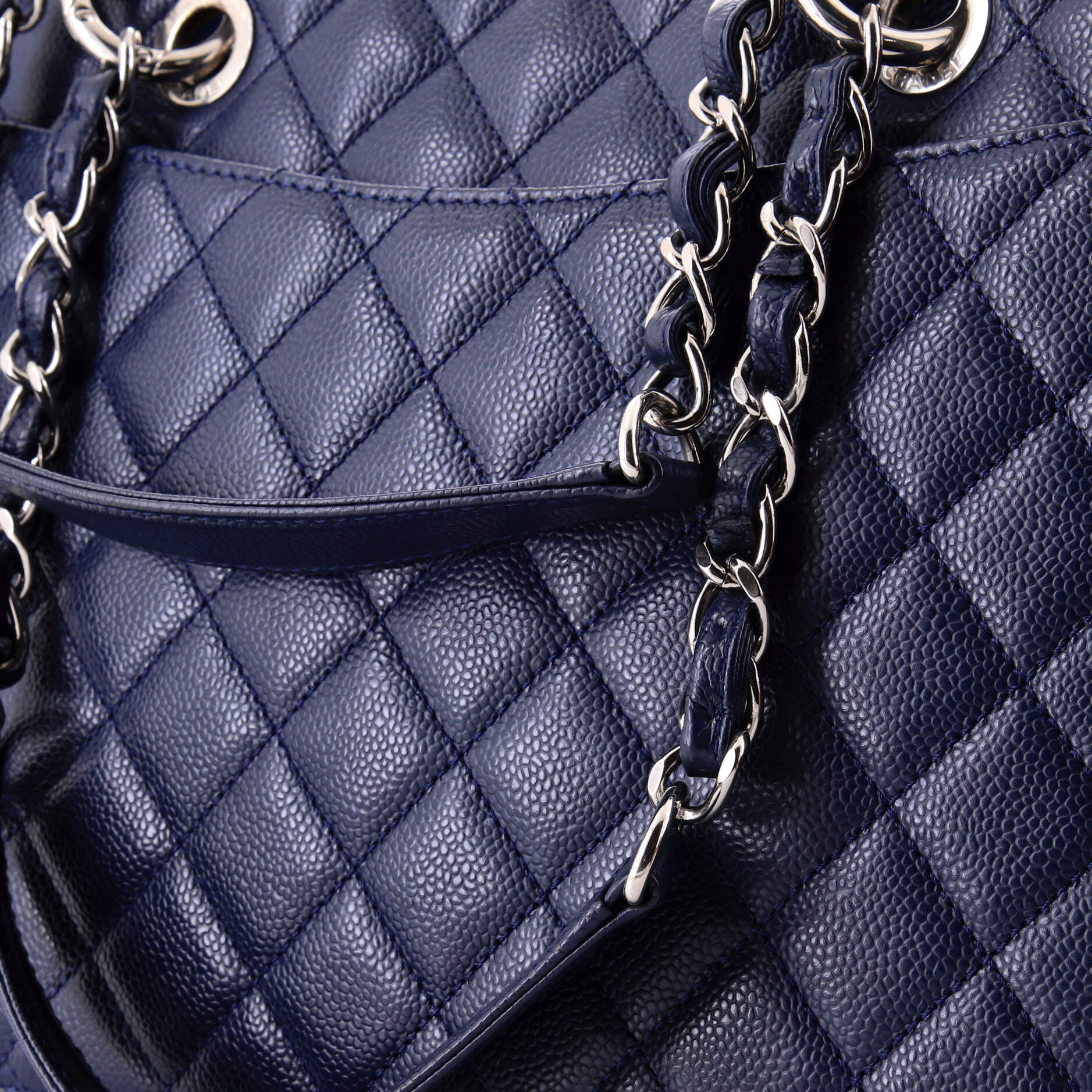 Chanel Grand Shopping Tote Quilted Caviar XL