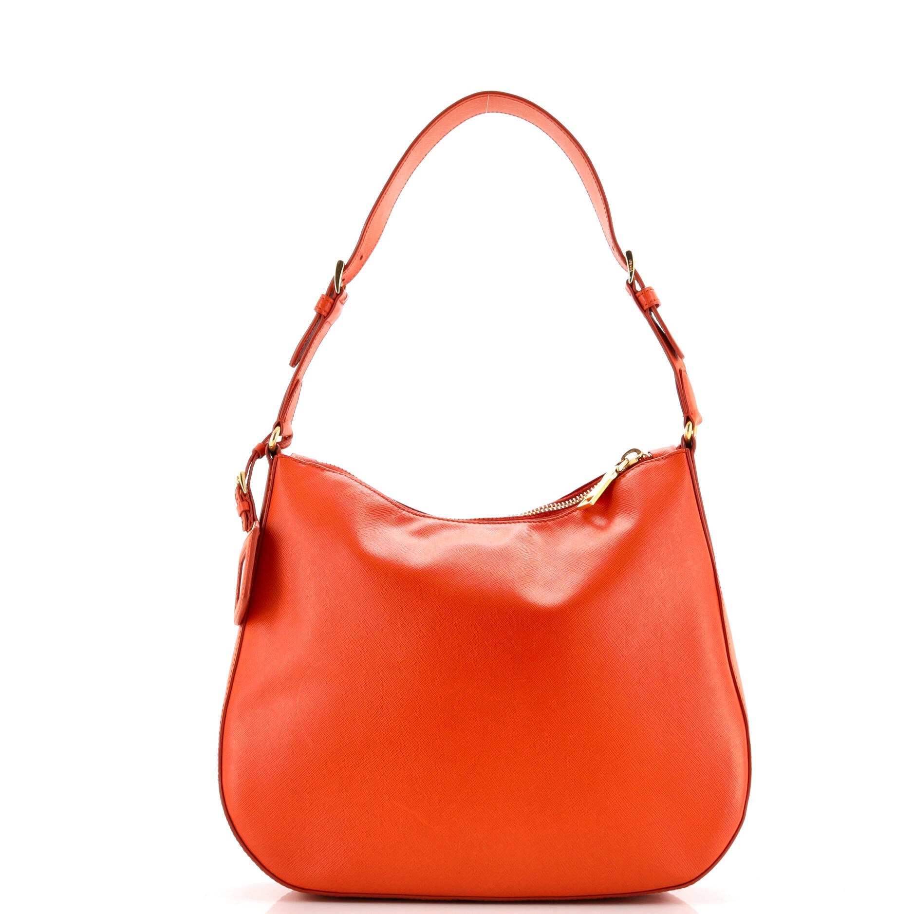 Prada Lux Zip Hobo Saffiano Leather Medium