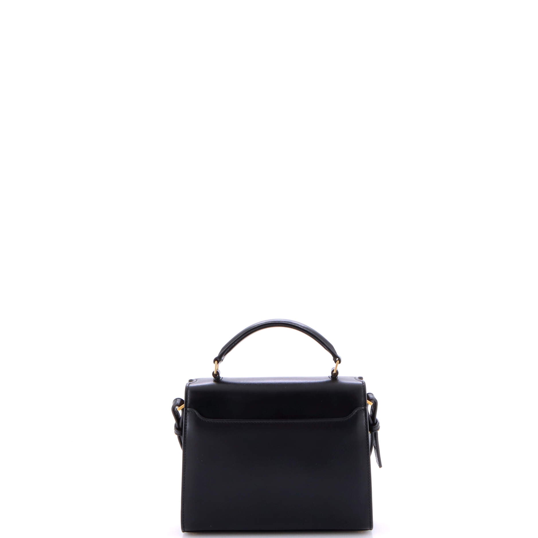 Saint Laurent Cassandra Top Handle Bag Leather Mini
