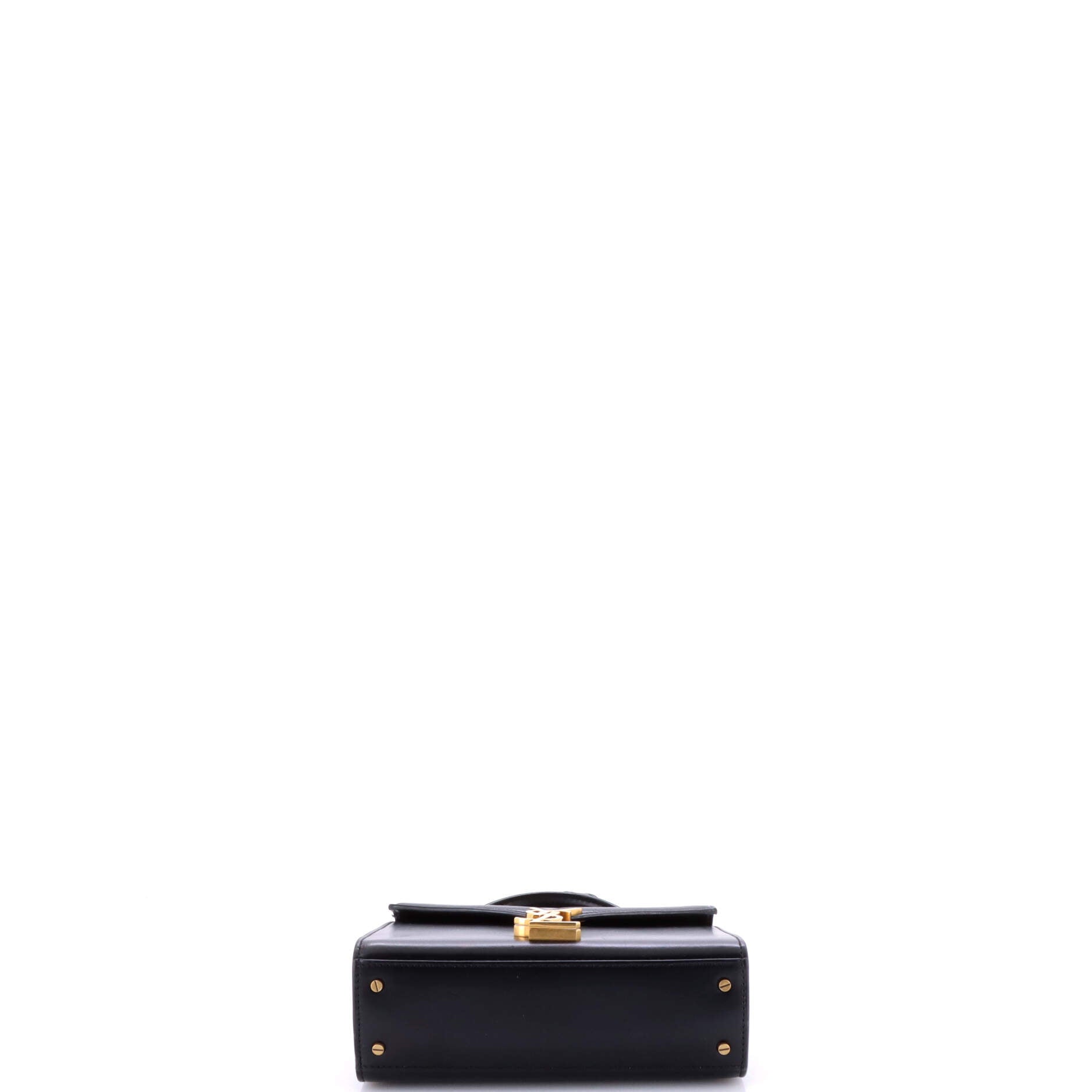 Saint Laurent Cassandra Top Handle Bag Leather Mini