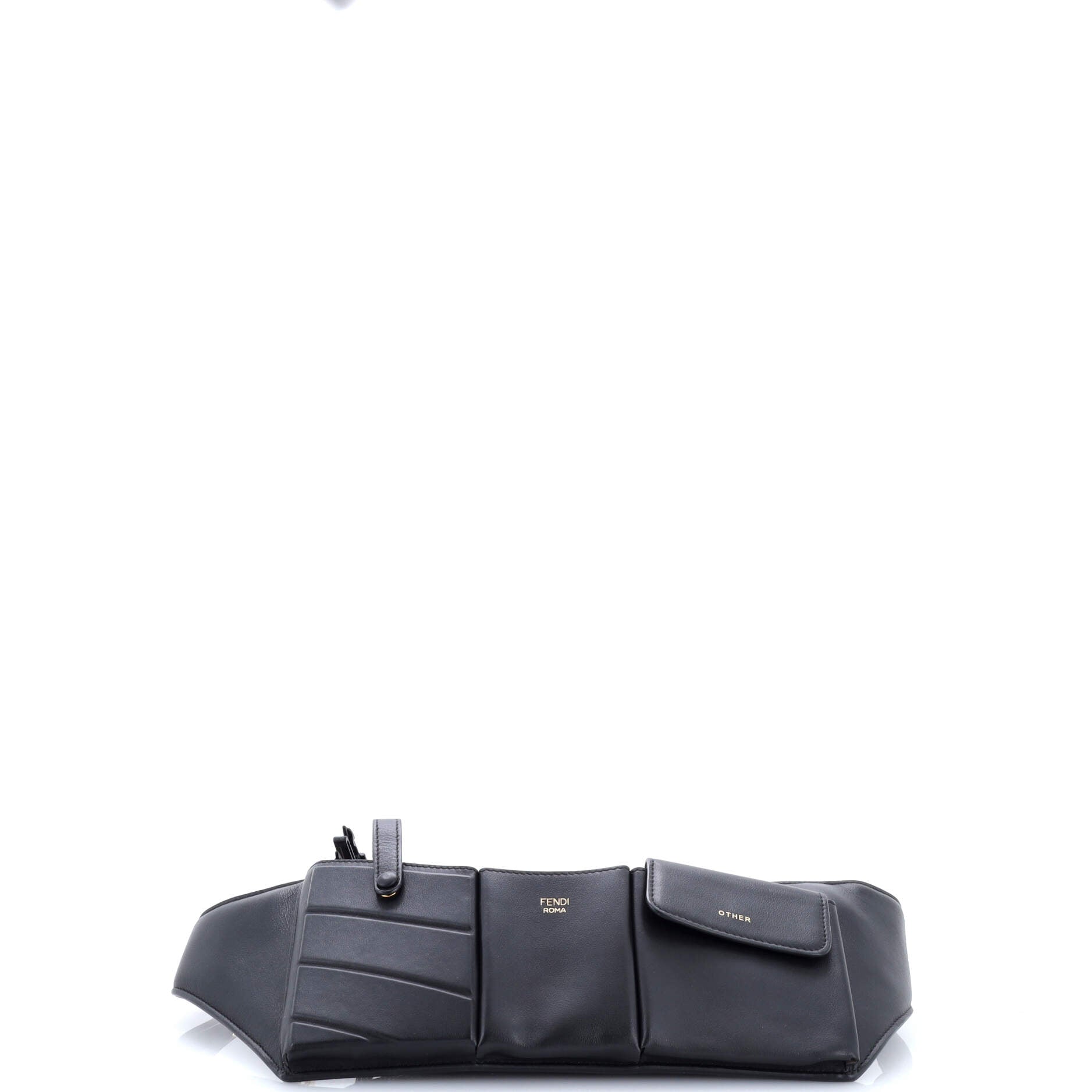 Fendi 3 Pockets Belt Bag Leather