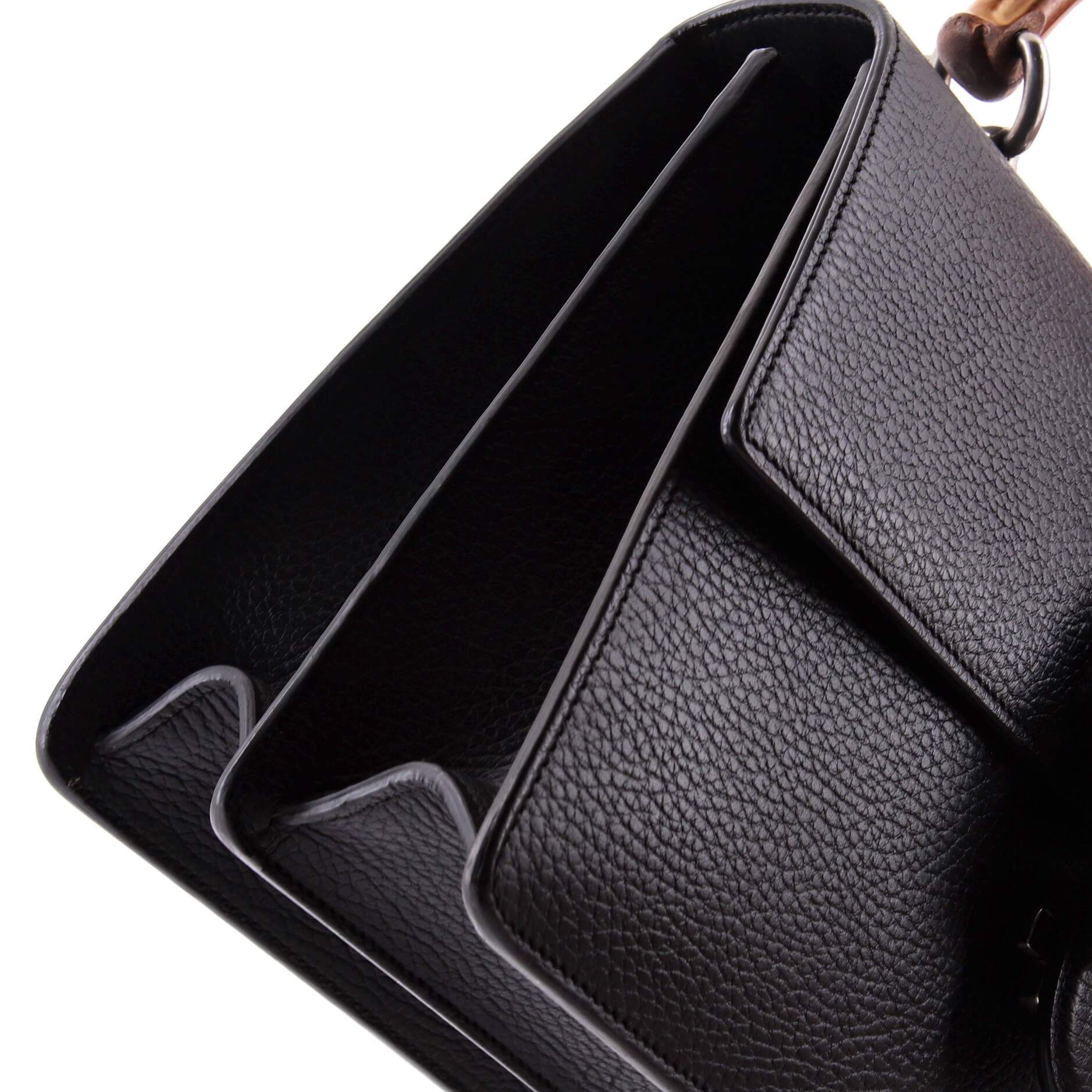 Gucci Dionysus Bamboo Top Handle Bag Leather Medium