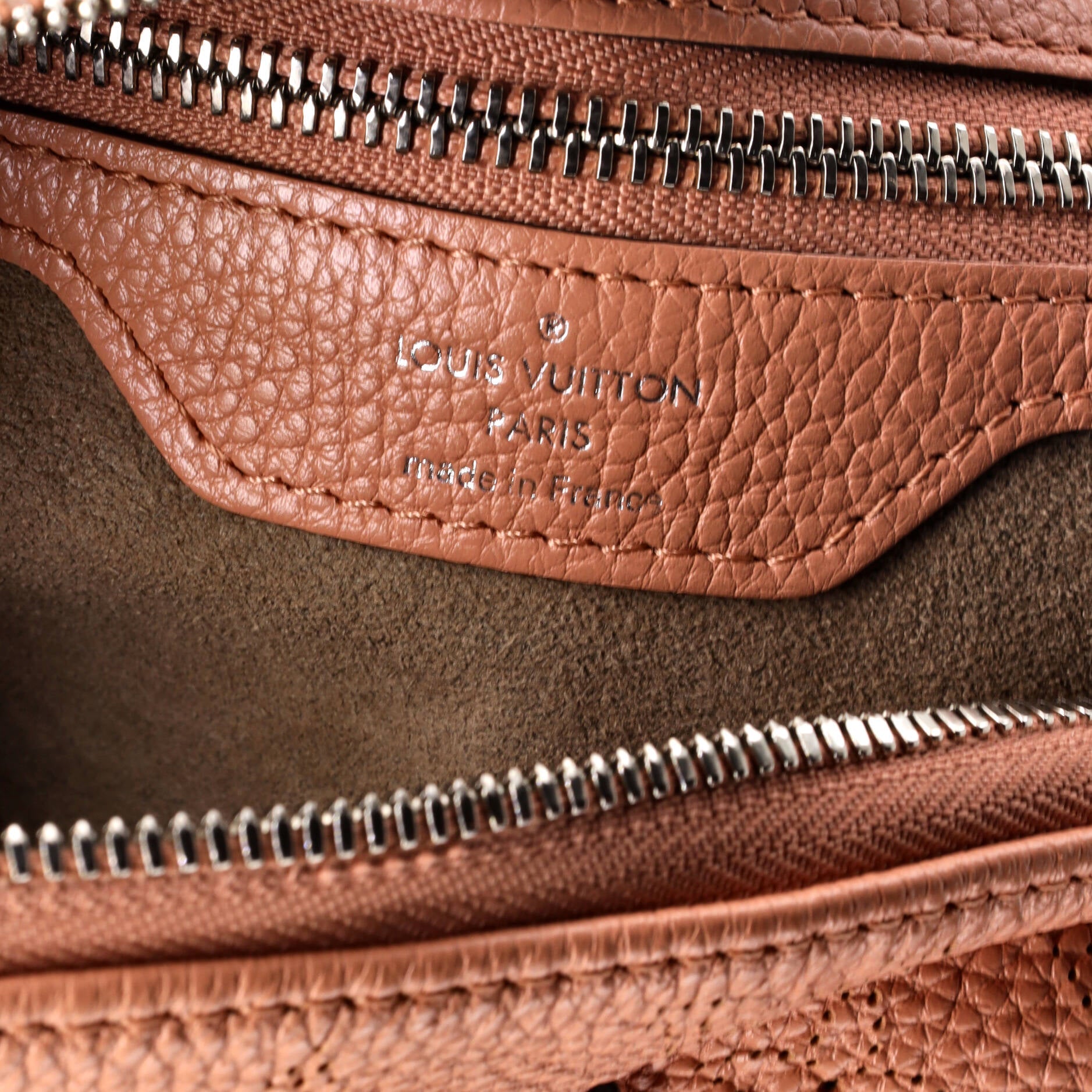 Louis Vuitton Selene Handbag Mahina Leather PM