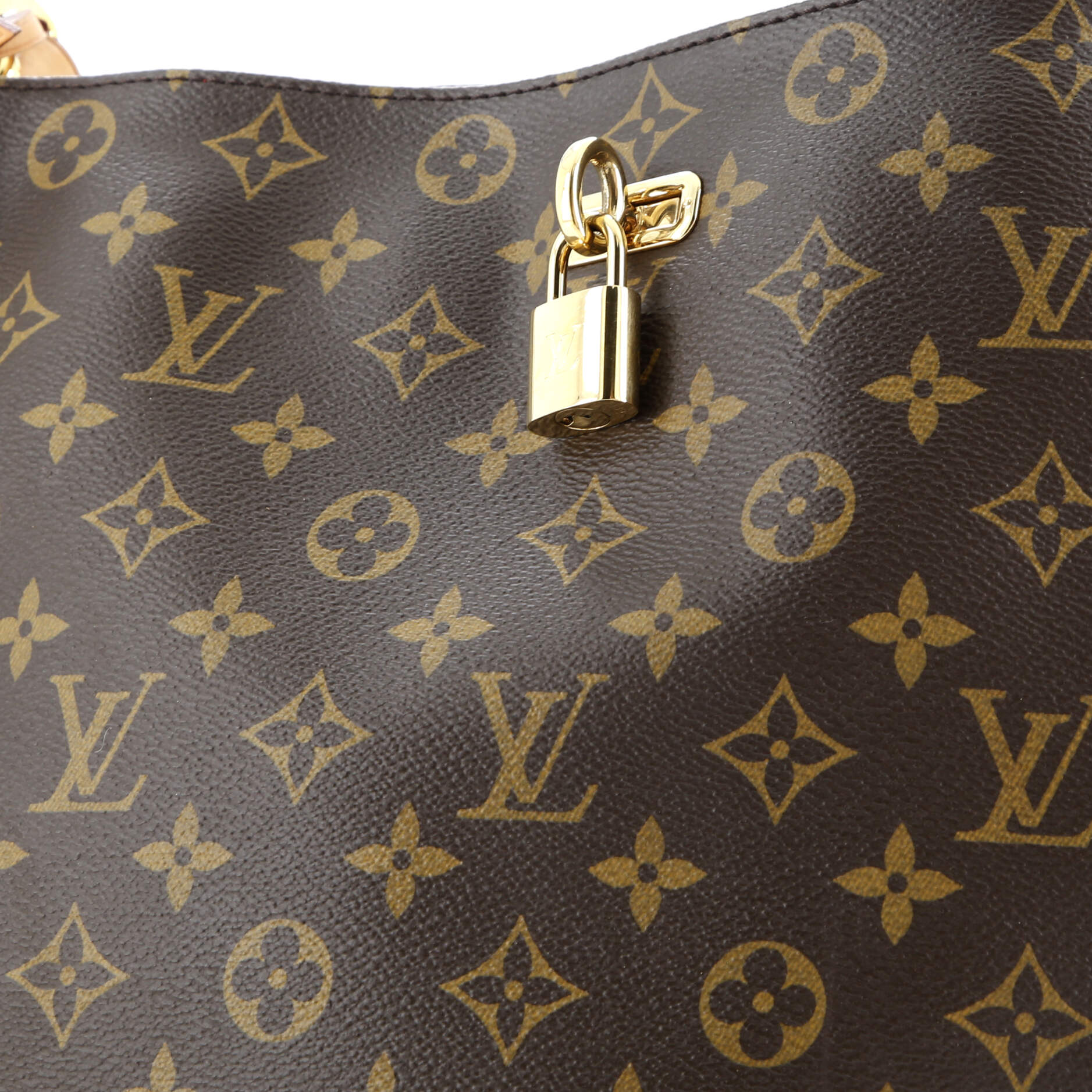 Louis Vuitton Gaia Handbag Monogram Canvas