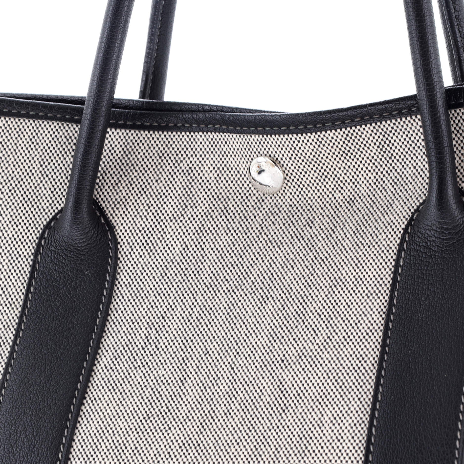 Hermes Garden Party Tote Toile and Leather 36
